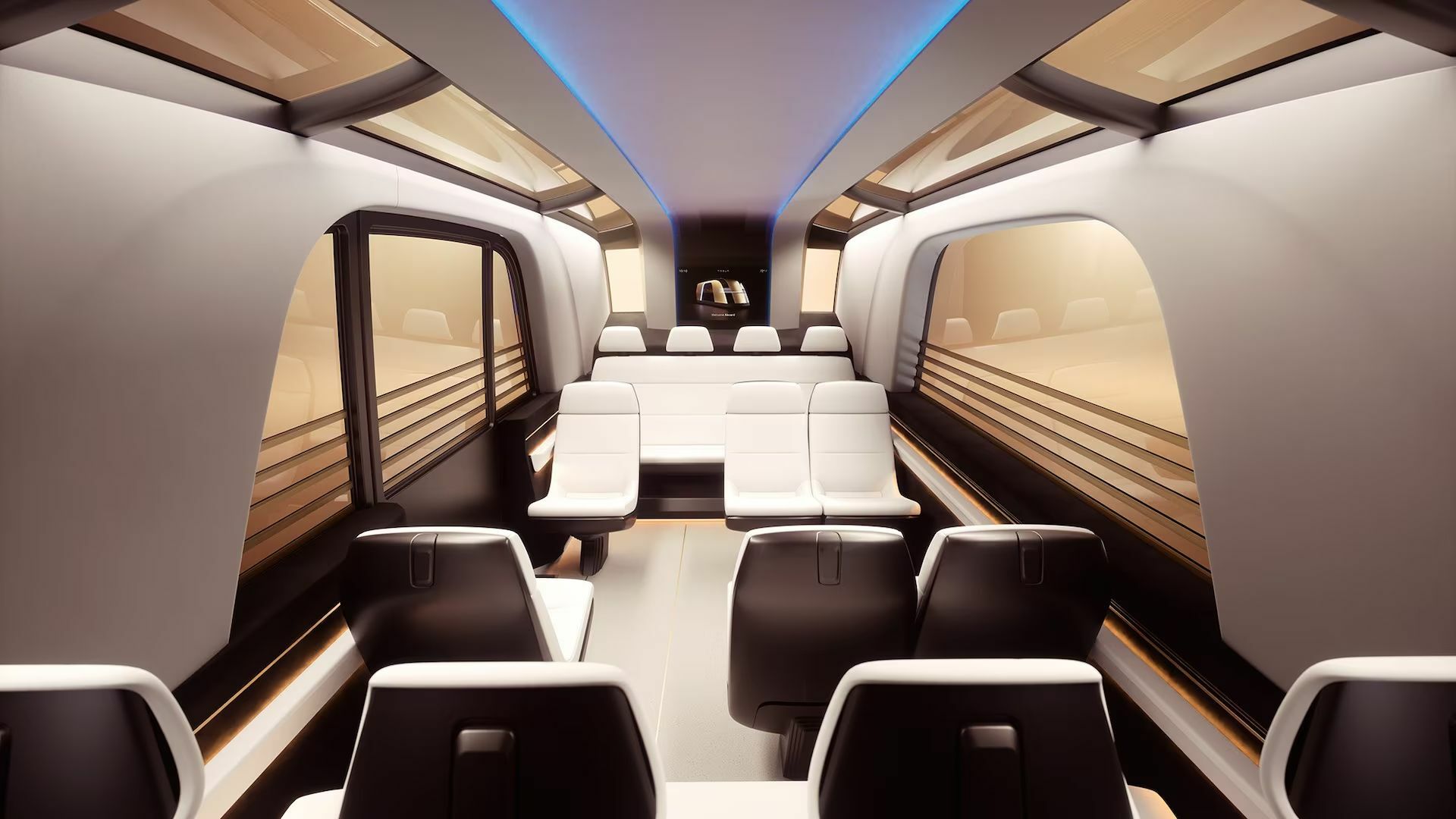 Tesla Robovan (2024) – Interior