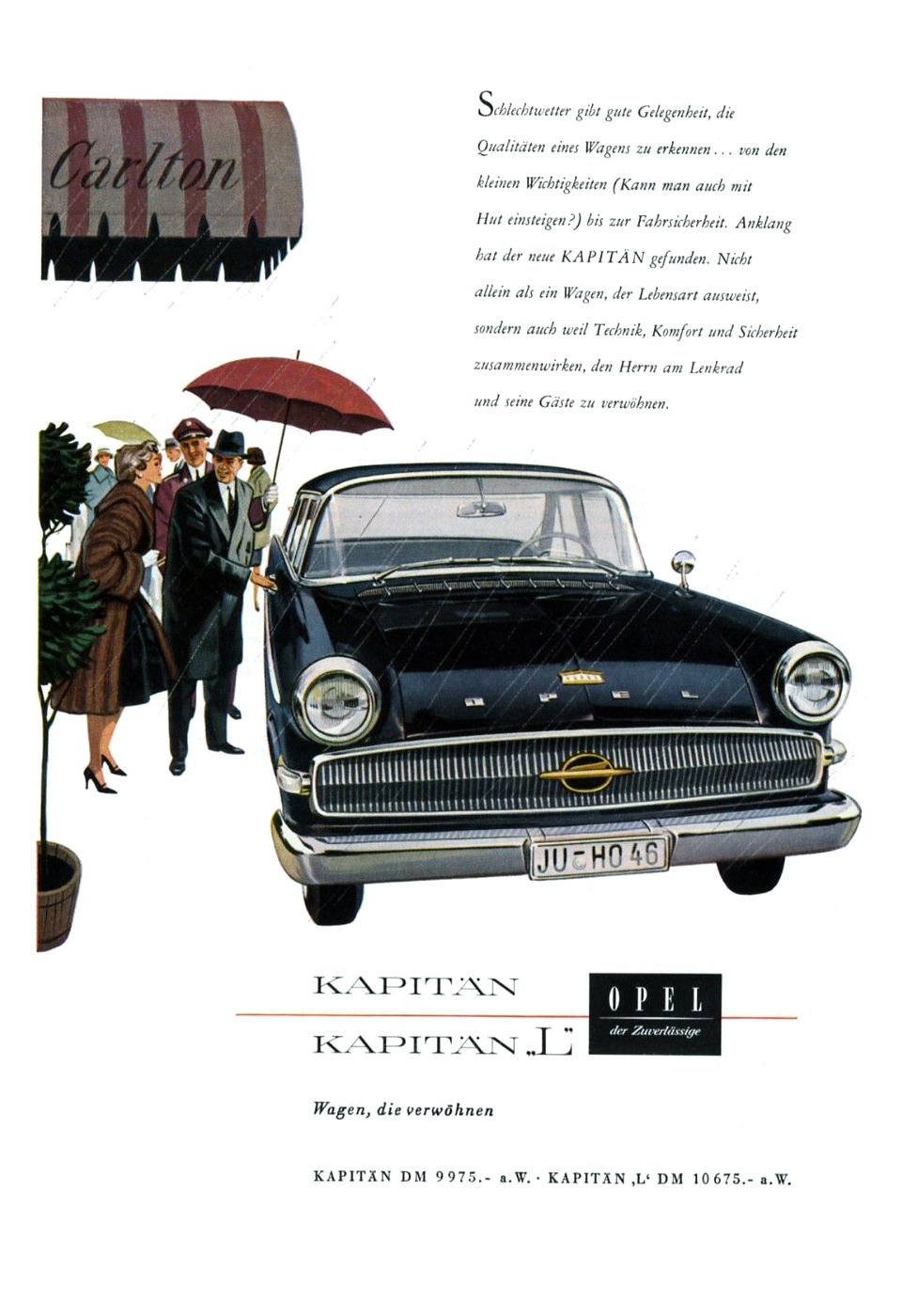 Opel Kapitän Advertising Art (1959–1960)