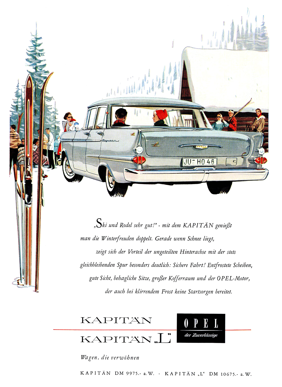 Opel Kapitän Advertising Art (1959–1960)