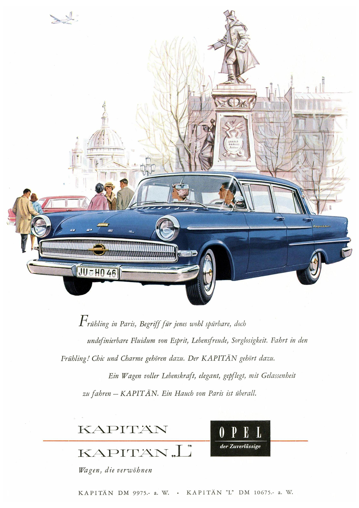 Opel Kapitan Advertising Art (1959–1960)