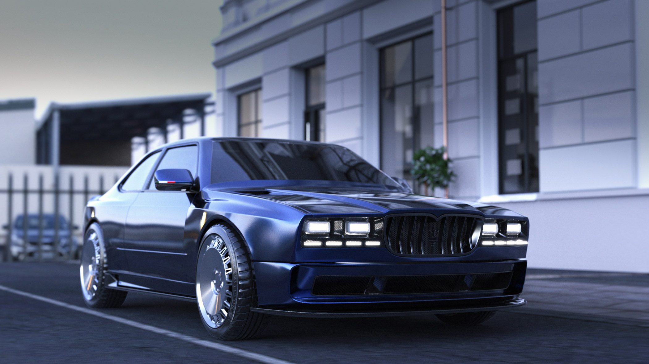 MA-01 BITURBO SHAMAL (2024): Maserati Restomod by Modena Automobili – Design Proposal