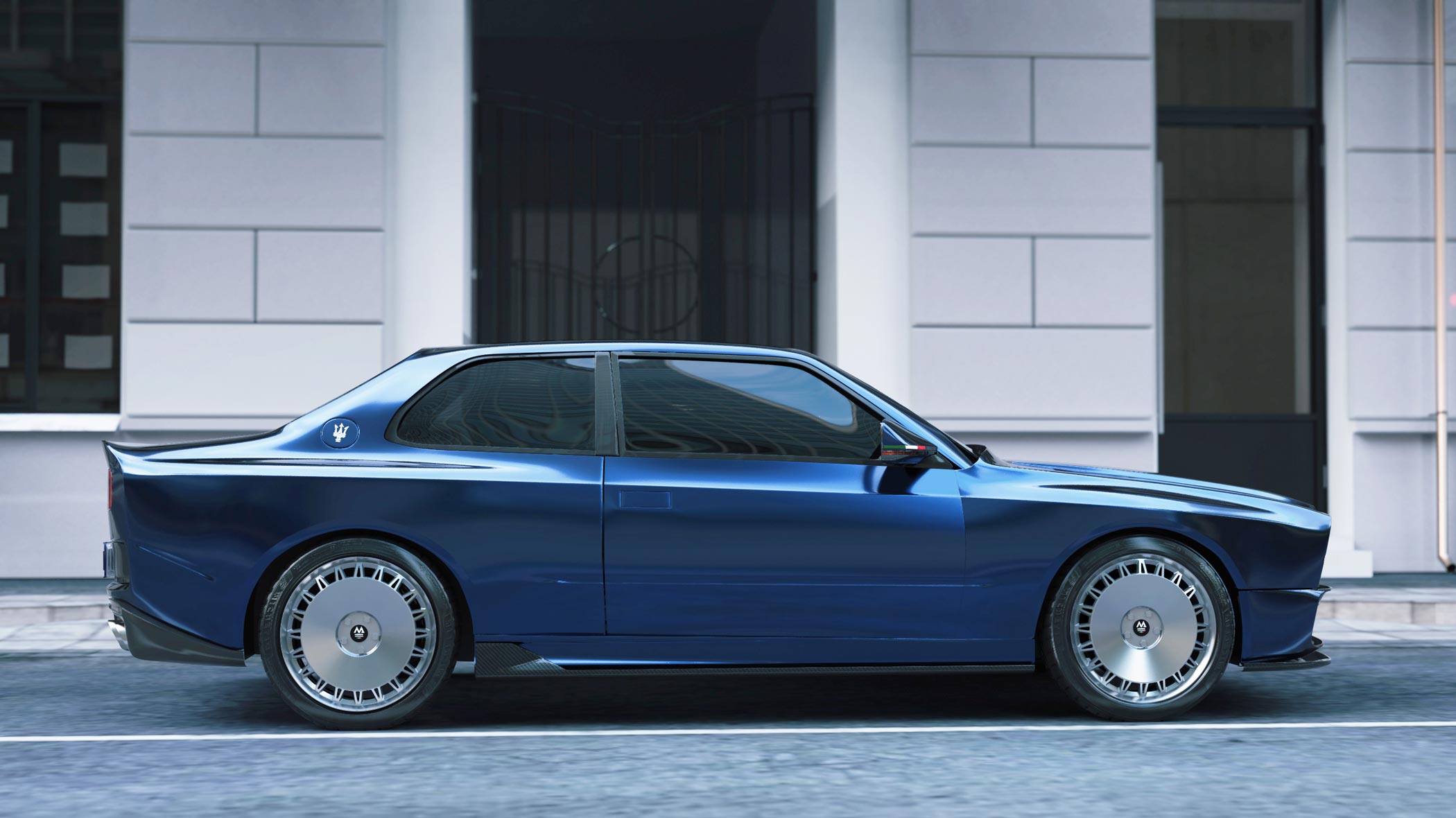 MA-01 BITURBO SHAMAL (2024): Maserati Restomod by Modena Automobili – Design Proposal