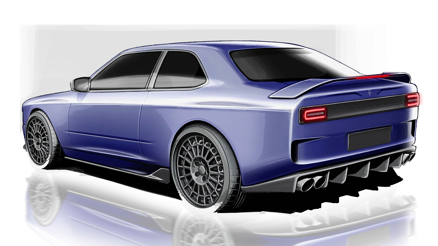 MA-01 BITURBO SHAMAL (2024): Maserati Restomod by Modena Automobili – Design Sketch