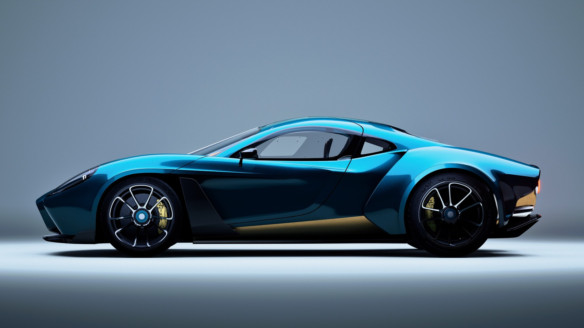 Art Machines by Anthony Jannarelly Ælla-60 (2025): Retro sports car based on the Ferrari 360