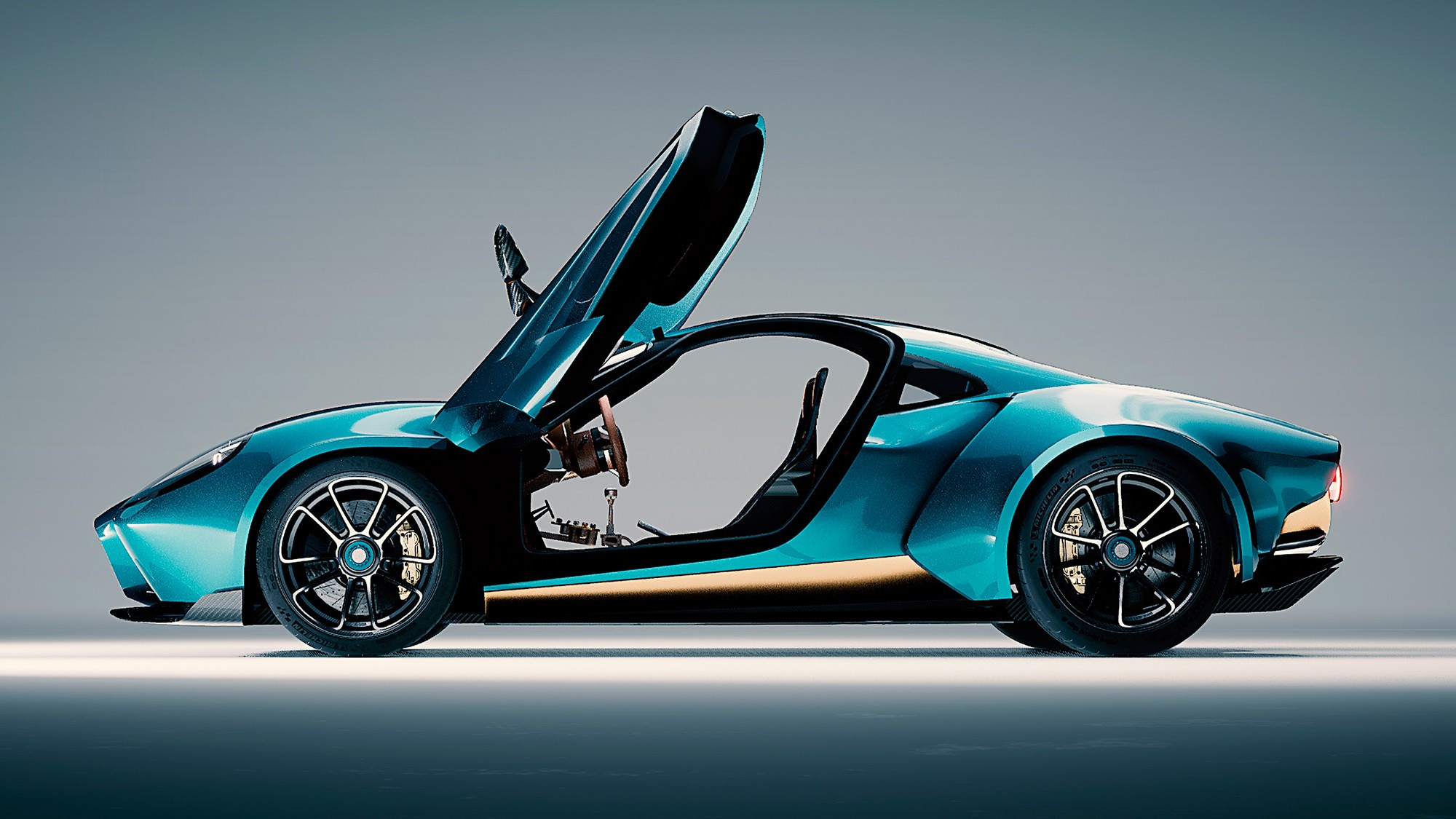 Art Machines by Anthony Jannarelly Ælla-60 (2025): Retro sports car based on the Ferrari 360