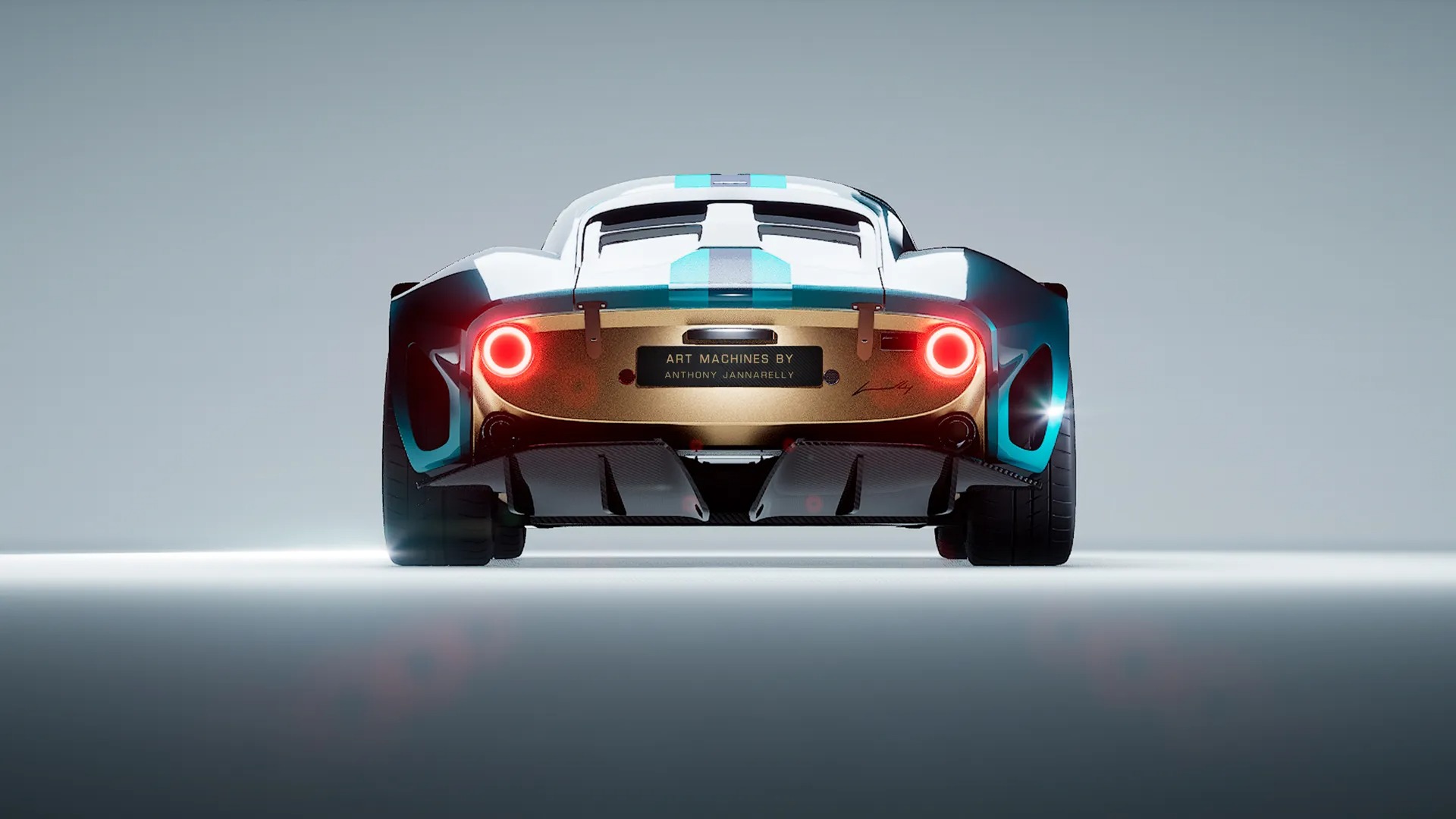 Art Machines by Anthony Jannarelly Ælla-60 (2025): Retro sports car based on the Ferrari 360