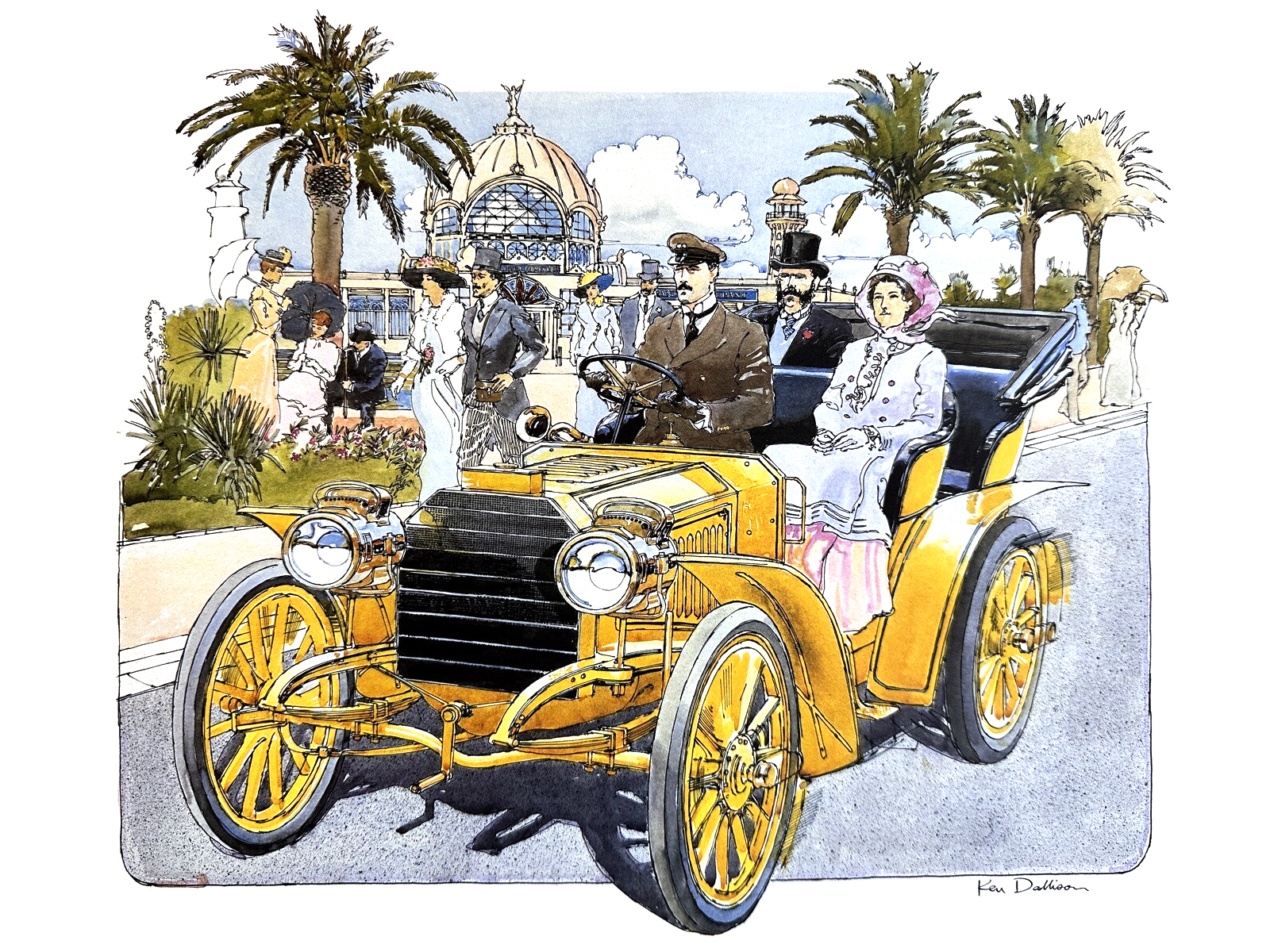Daimler – The First Mercedes (1901): Illustrated by Ken Dallison