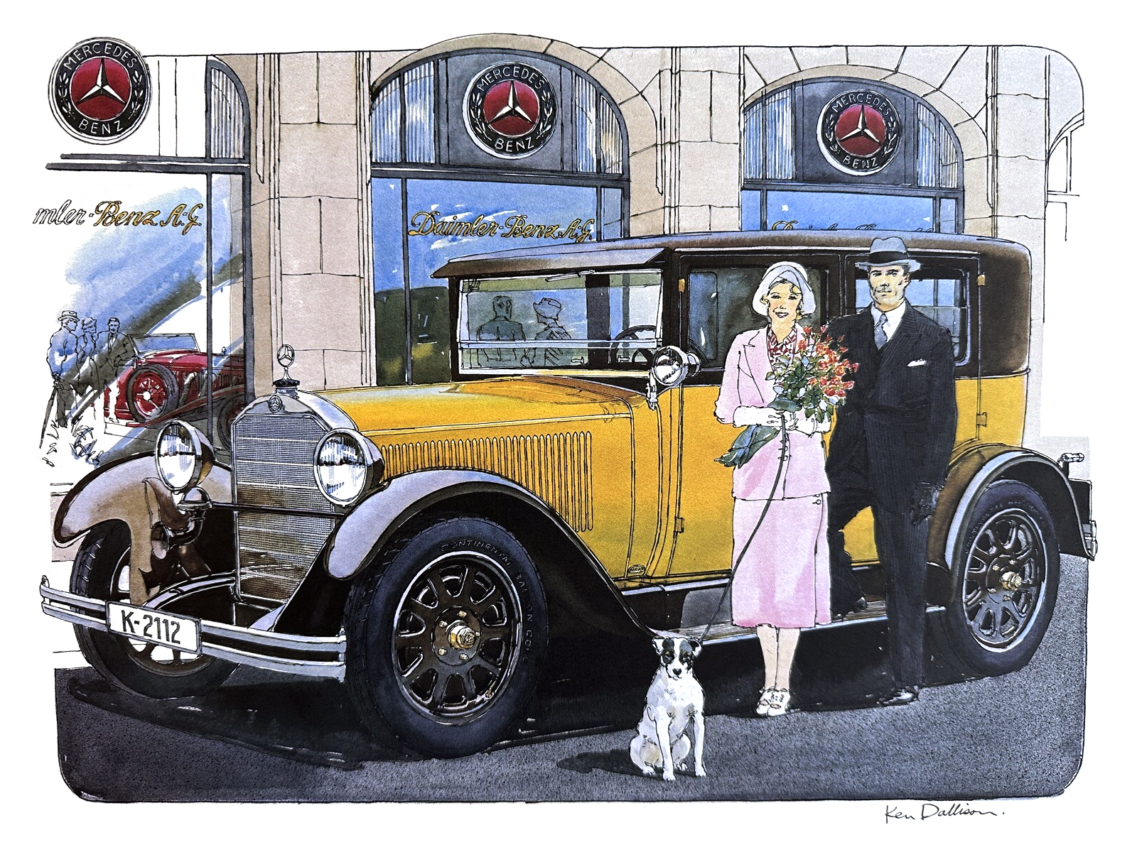 Mercedes-Benz Stuttgart (1928): Illustrated by Ken Dallison