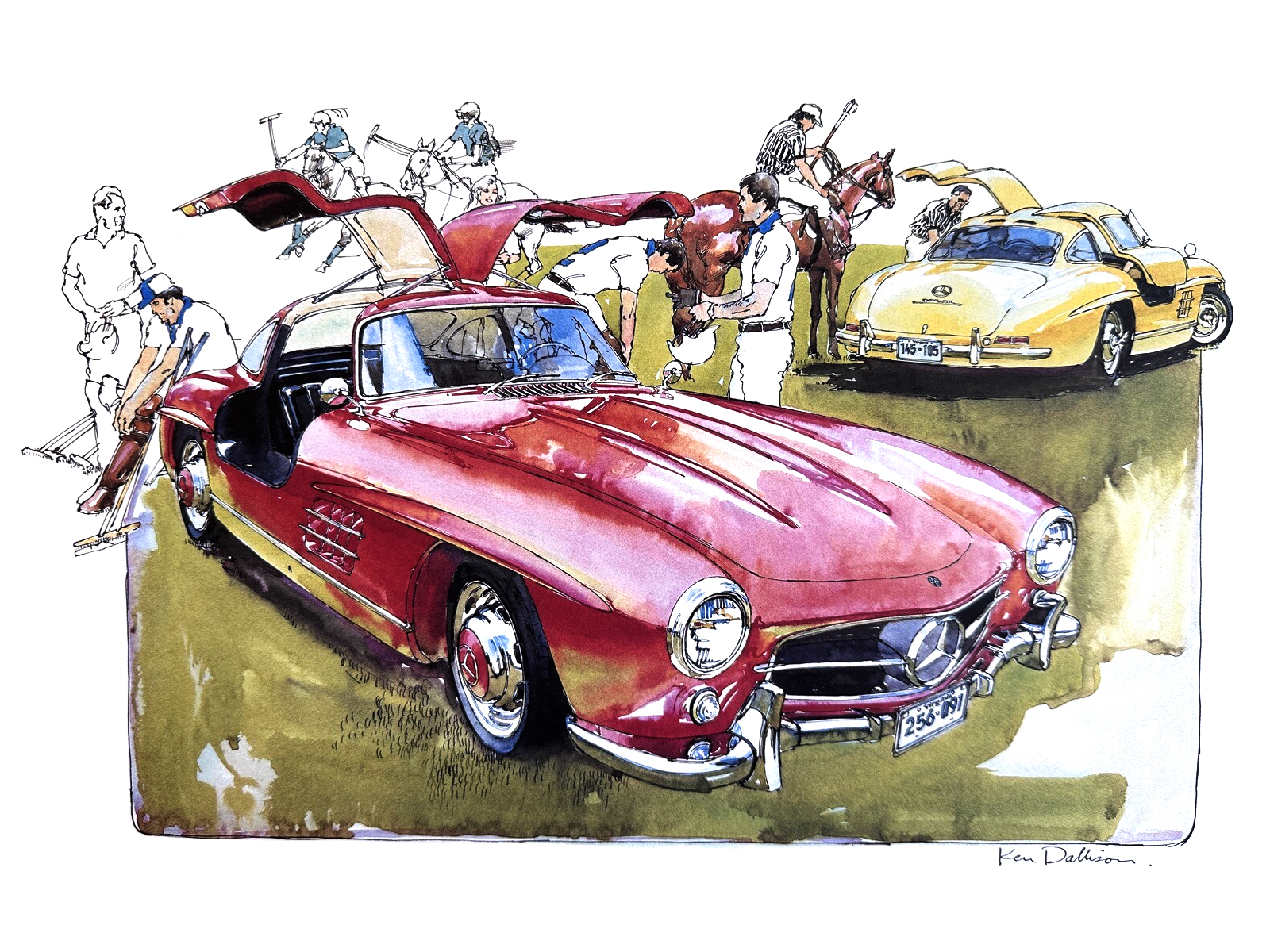 Mercedes-Benz 300SL Coupe (1954-1957): Illustrated by Ken Dallison