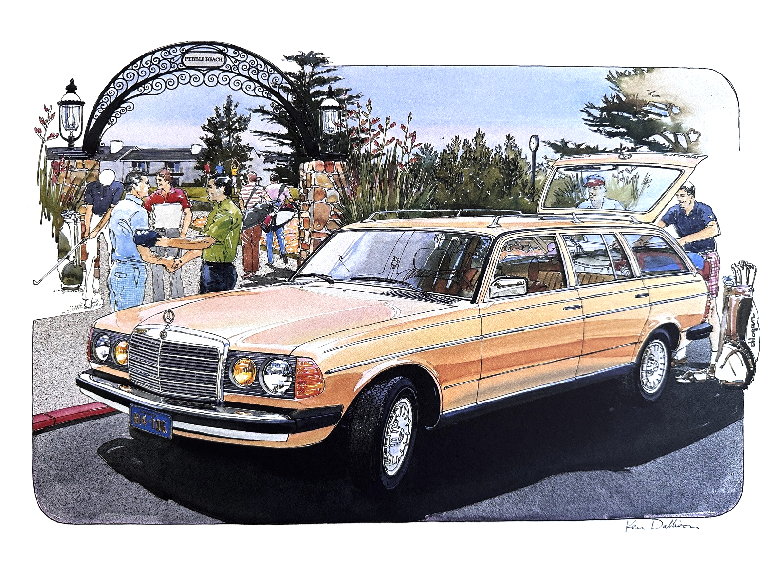 Mercedes-Benz 300TD Station Wagon (1978-1985): Illustrated by Ken Dallison