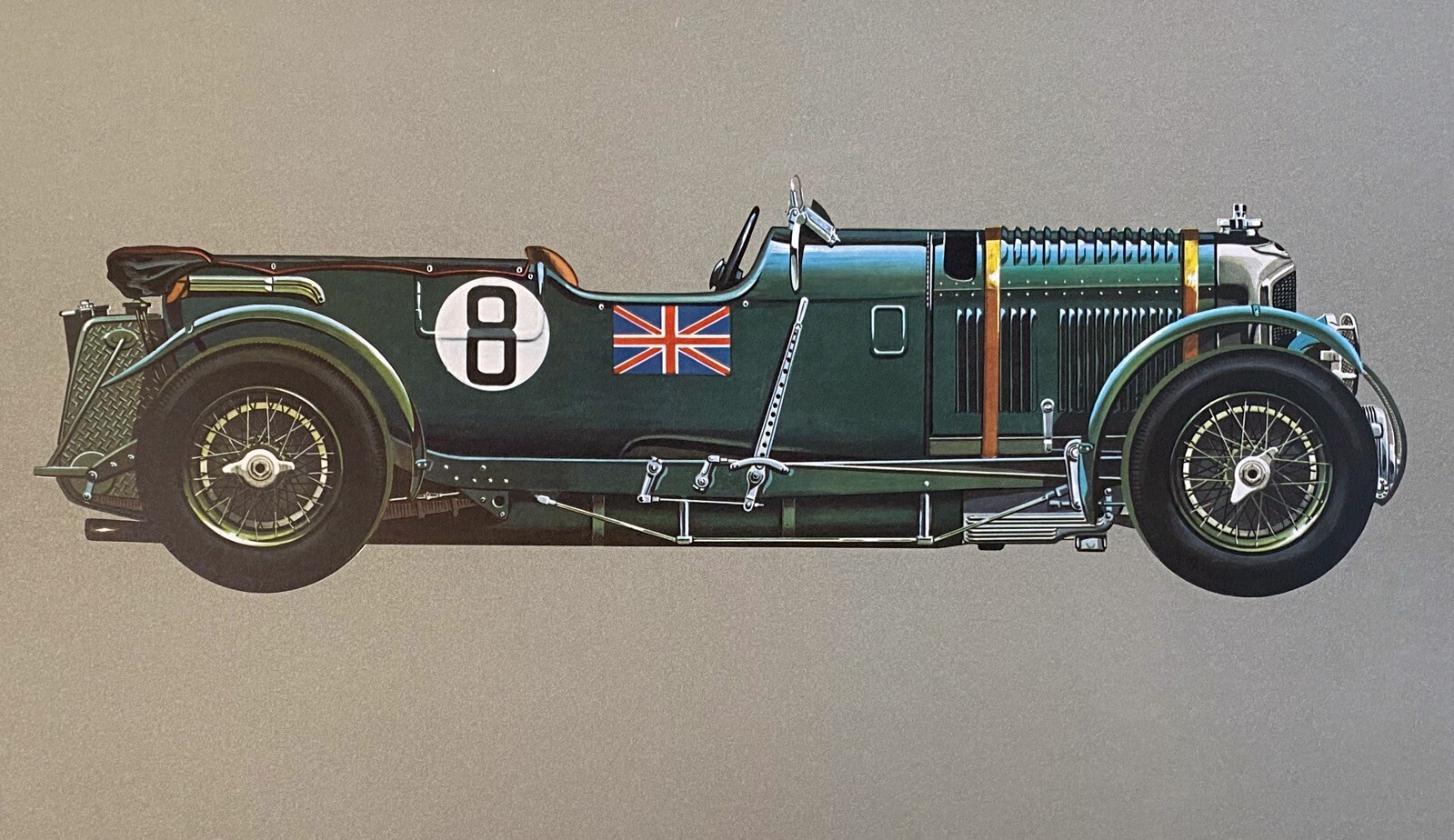 1929 Bentley 4.5 Litre – Illustrated by Hans A. Muth