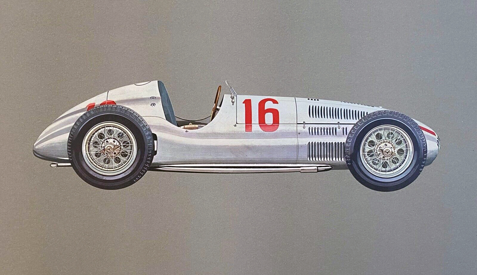 1939 Mercedes-Benz W165 1.5 Litre – Illustrated by Hans A. Muth
