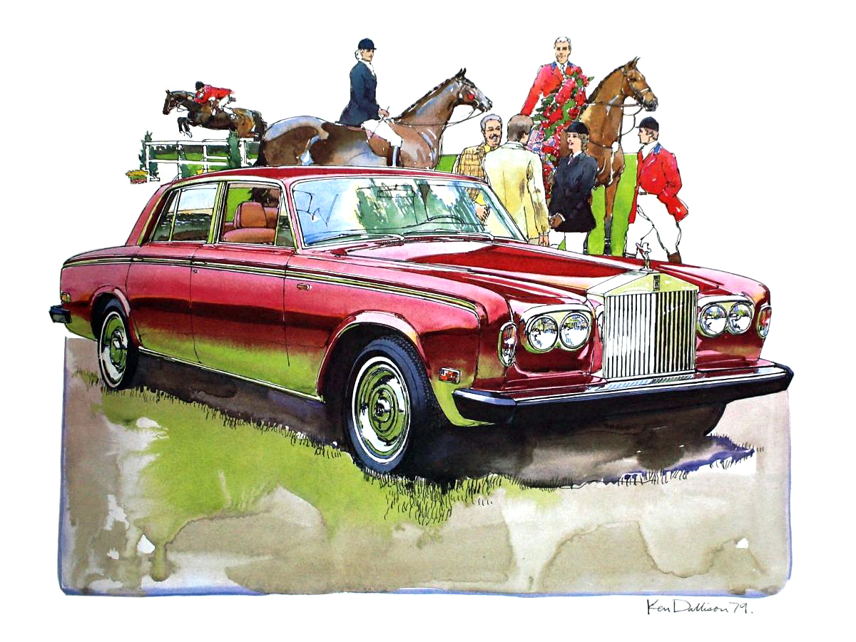 Rolls-Royce Silver Shadow II Saloon: Illustrated by Ken Dallison