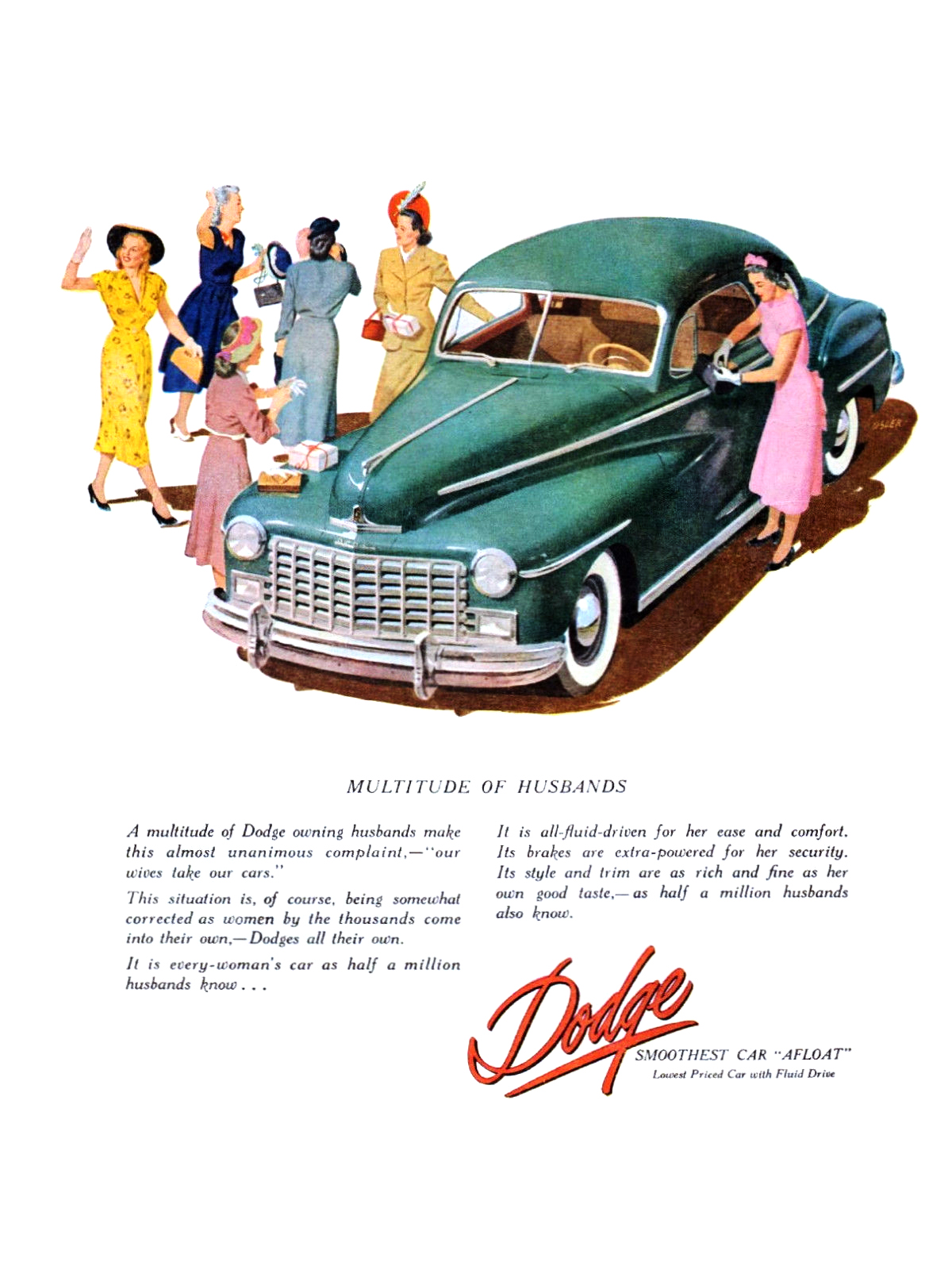 Dodge Club Coupe Ad (June, 1948) – Multitude of Husbands