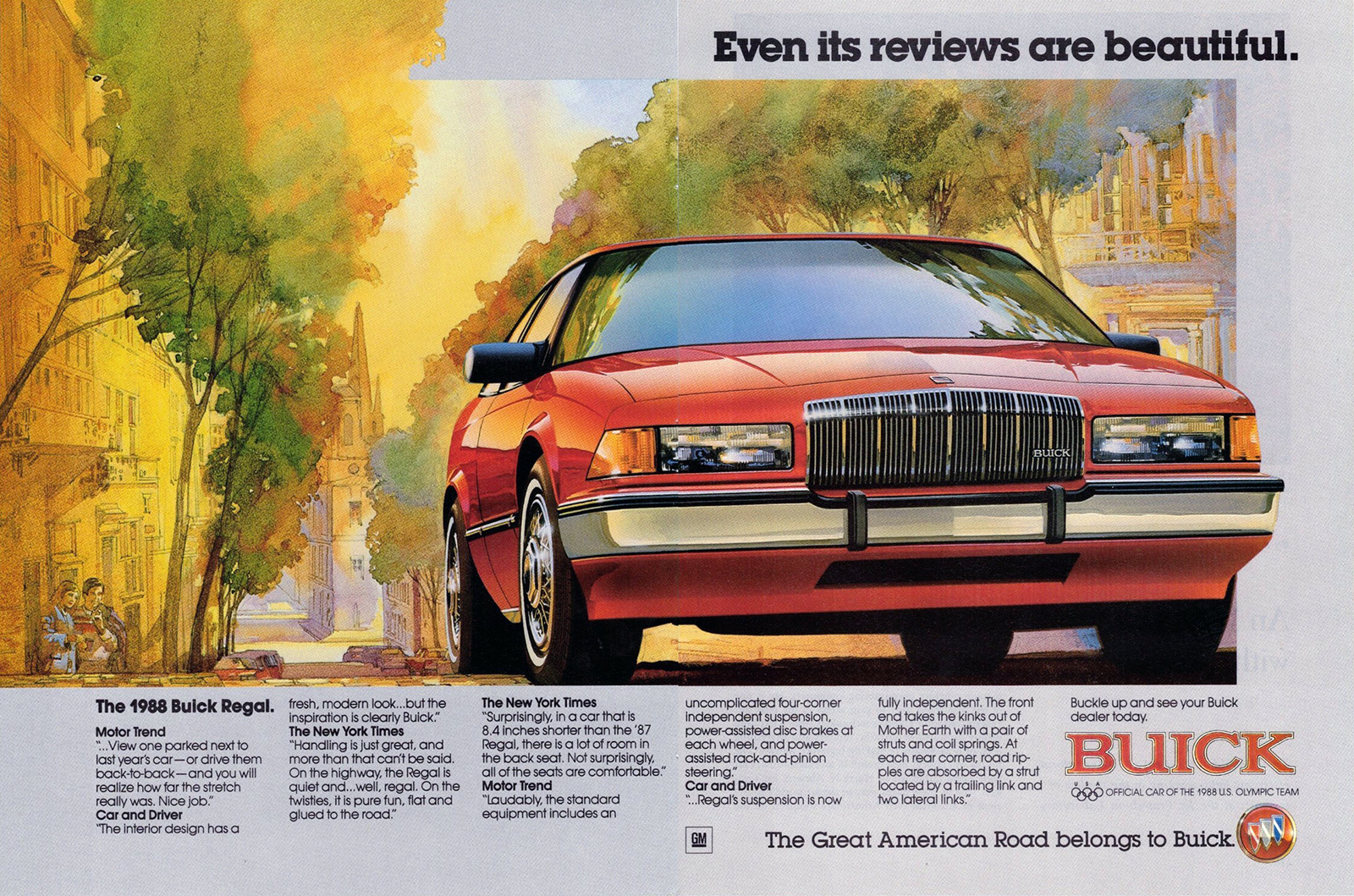 Buick Regal Ad (1988) – Even it's reviews are beautiful.
