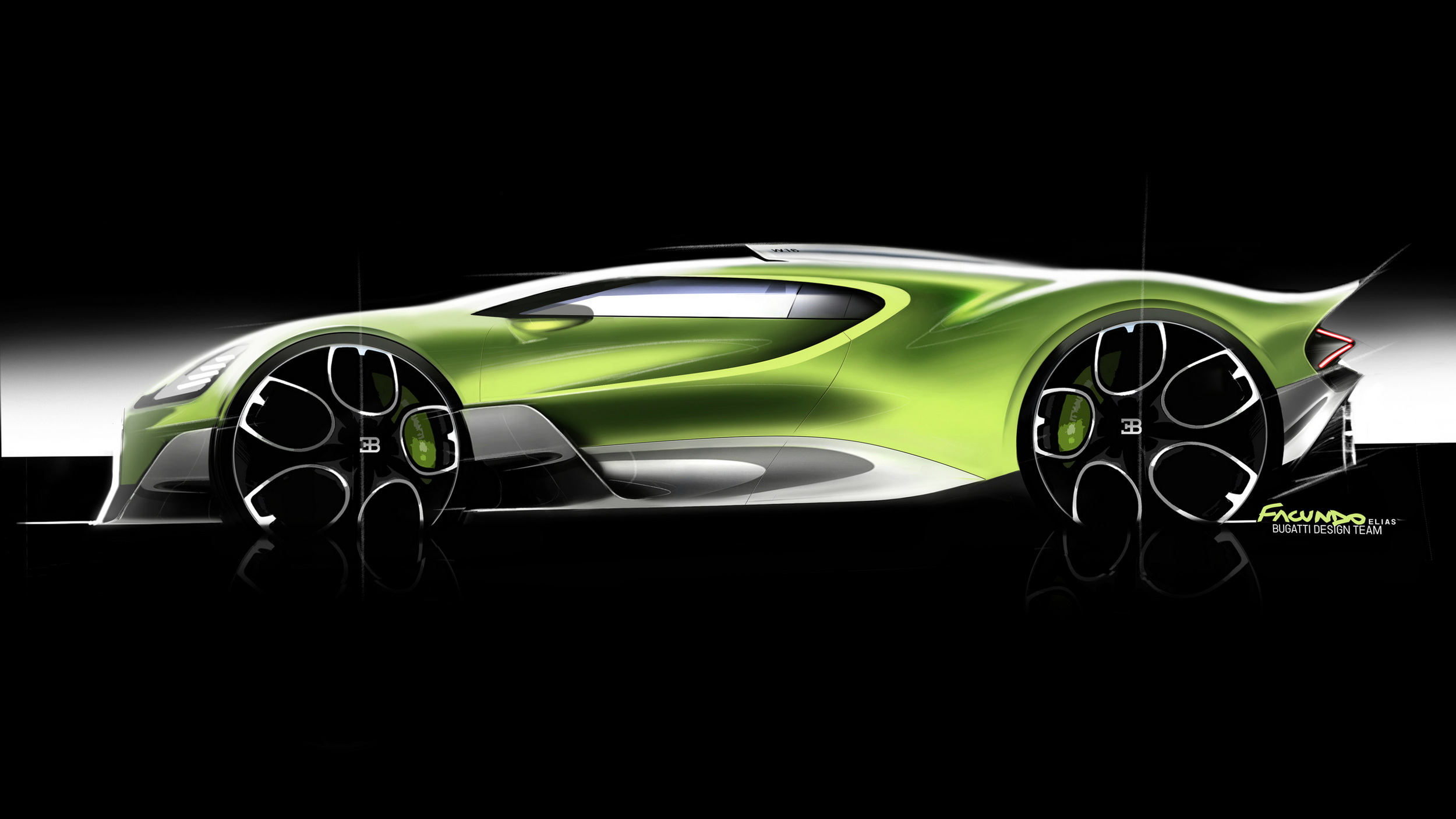 Bugatti Brouillard (2025) – Design Sketch