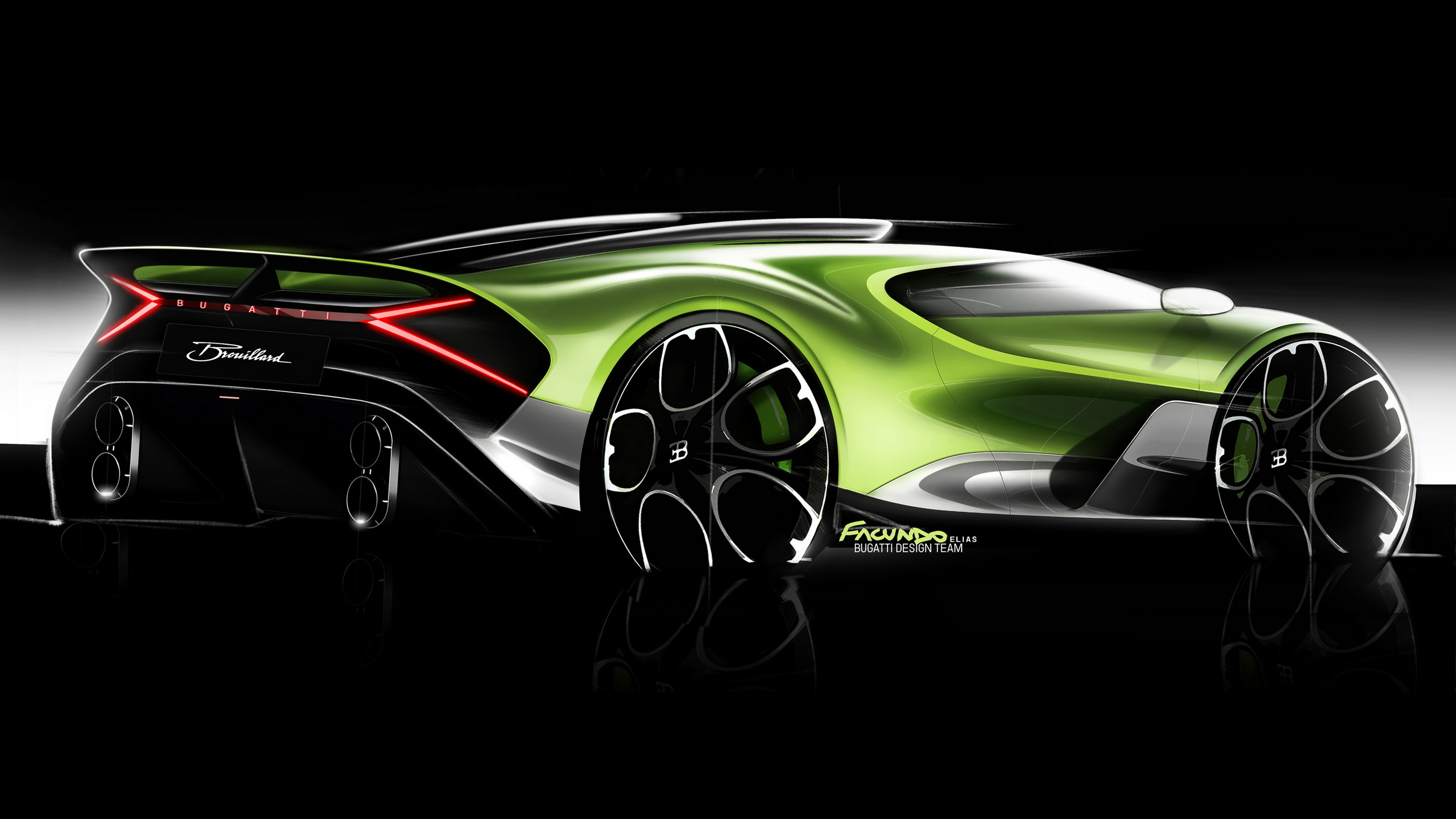 Bugatti Brouillard (2025) – Design Sketch