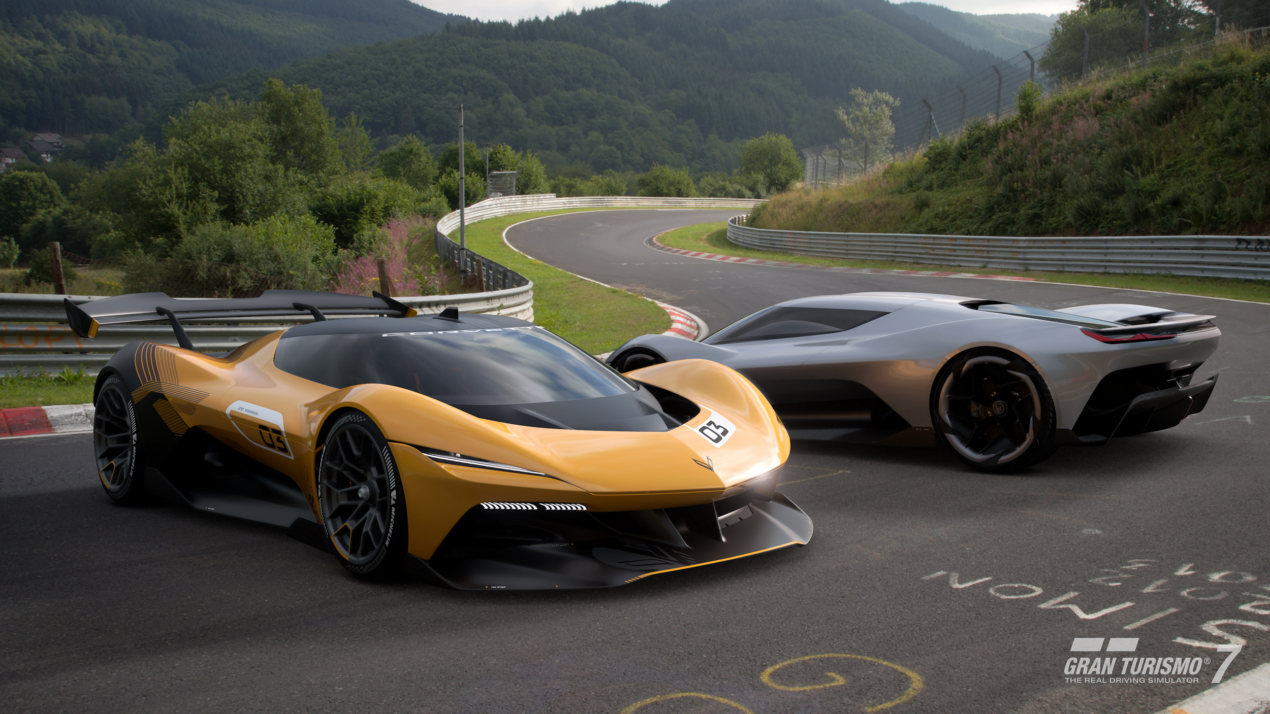 Corvette CX.R Vision Gran Turismo and Corvette CX Concept (2025)