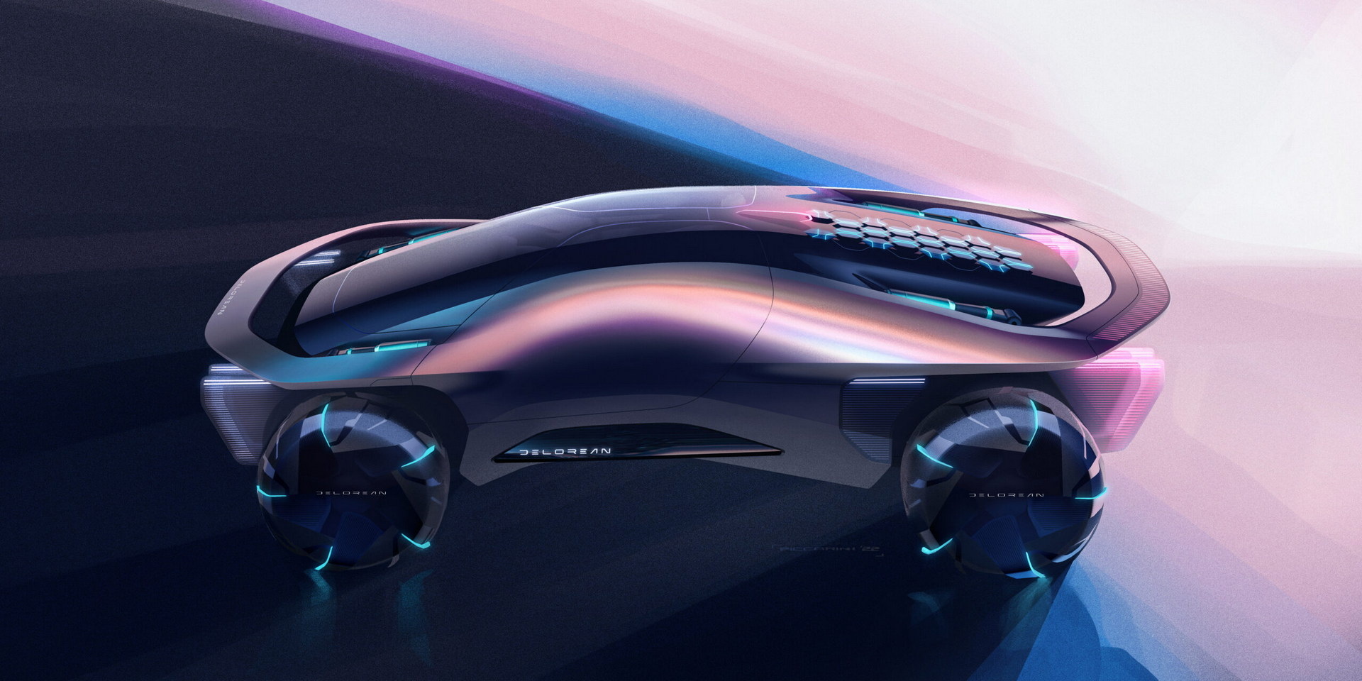 2040 DeLorean Omega Concept – Design Sketch