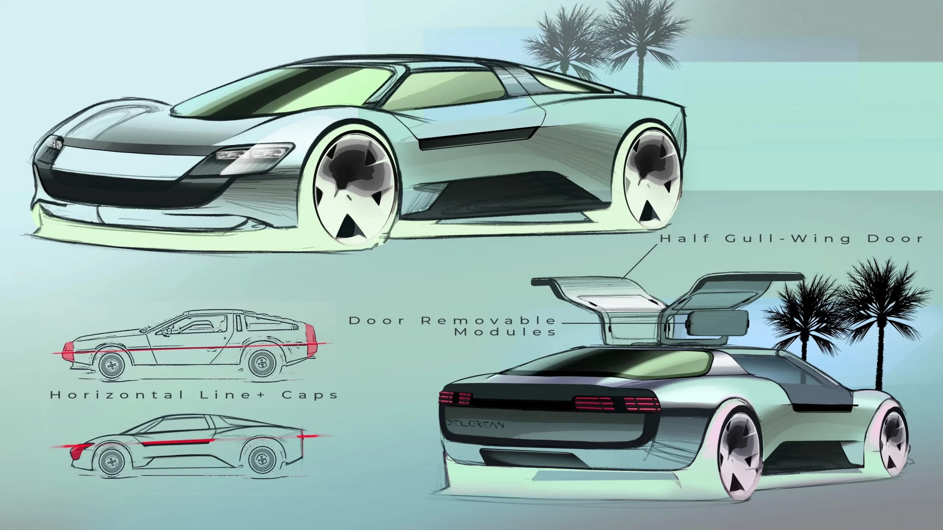 1996 DeLorean Alpha2: Fictional ‘What If’ Concept