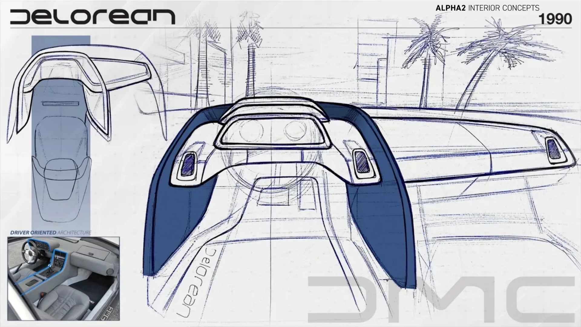 1996 DeLorean Alpha2: Fictional ‘What If’ Concept