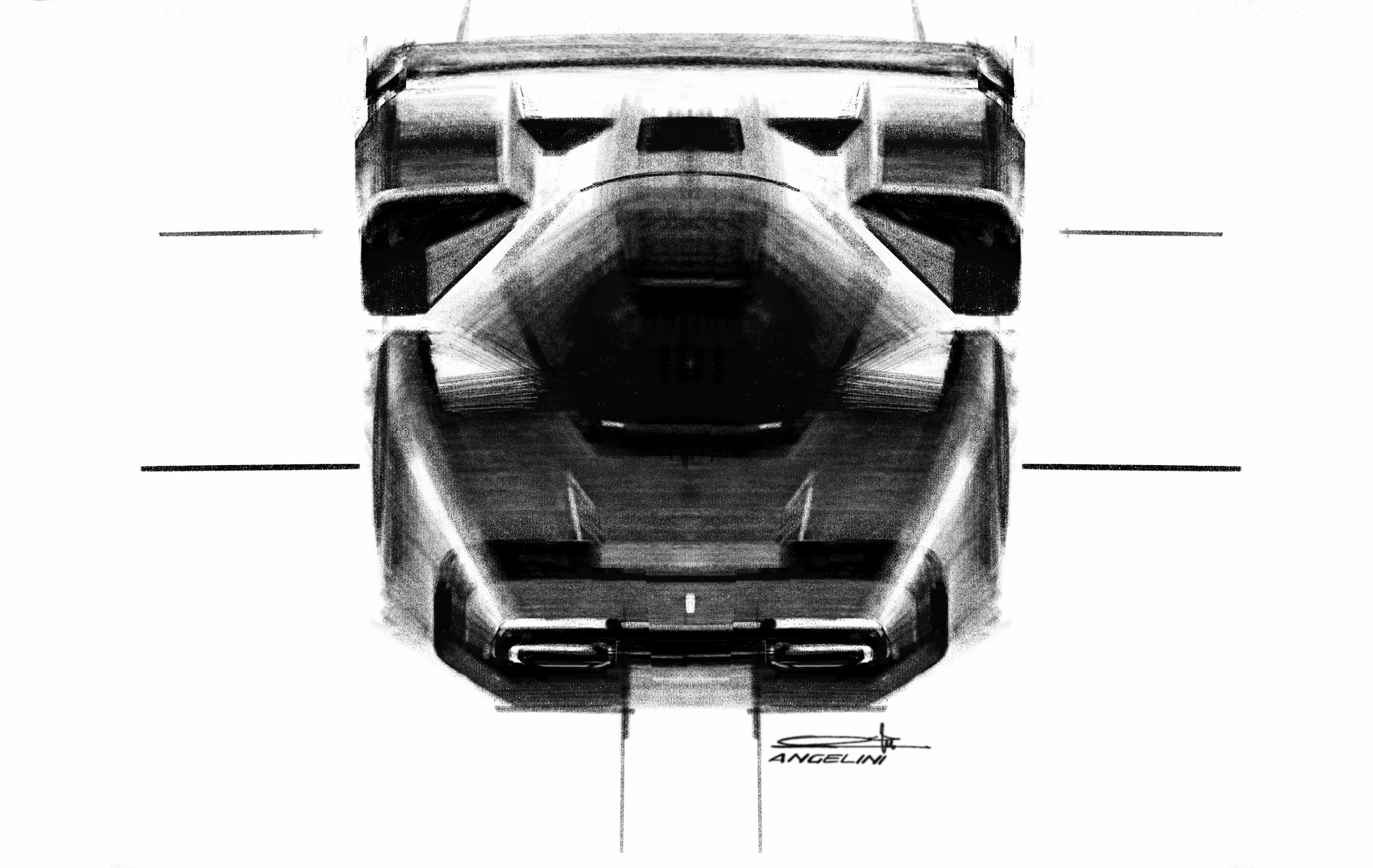  – Design Sketch by Riccardo AngeliniFerrari SC40 (2025)