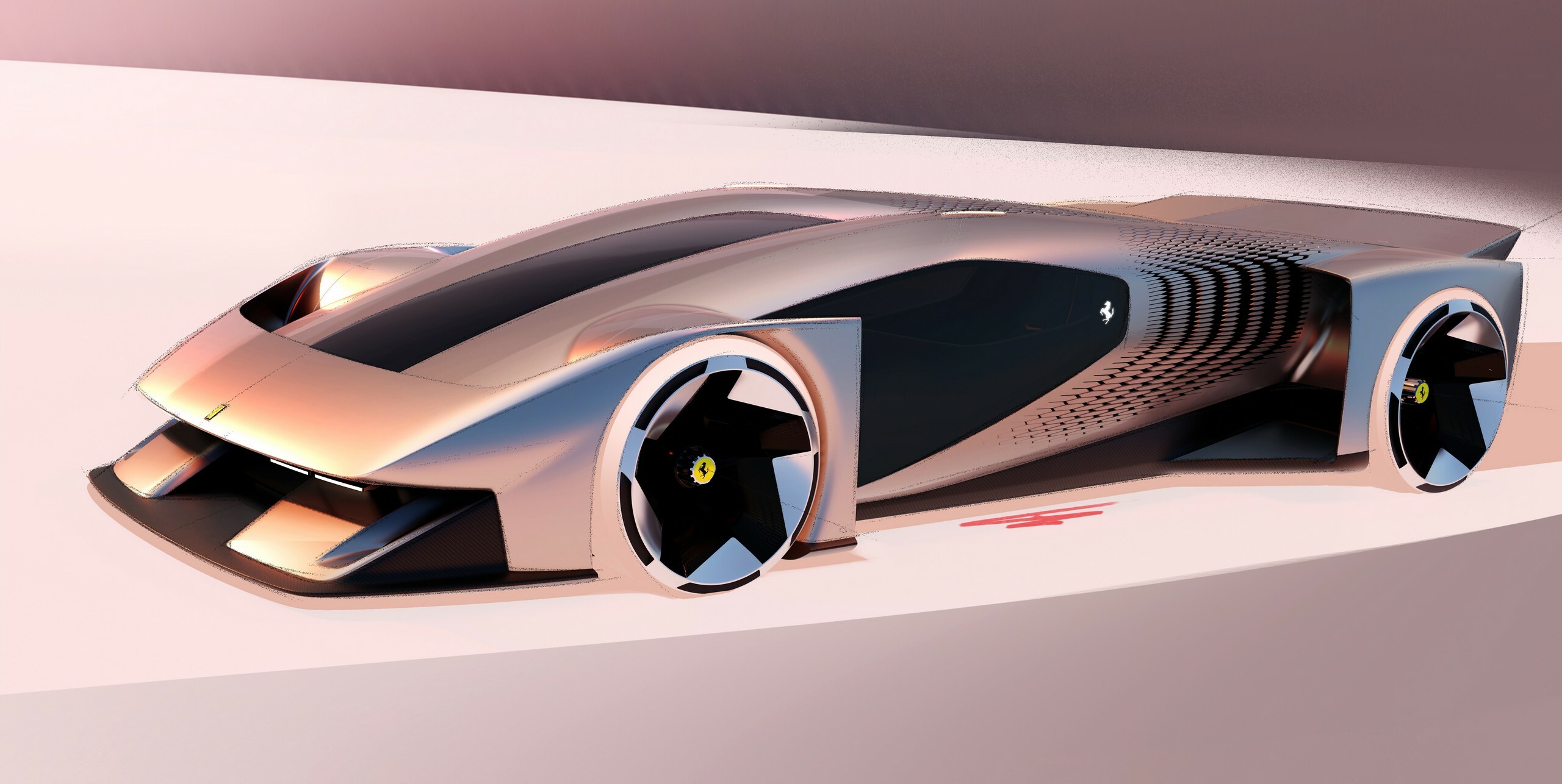 Ferrari F76 Hypercar Concept (2025) – Design Sketch