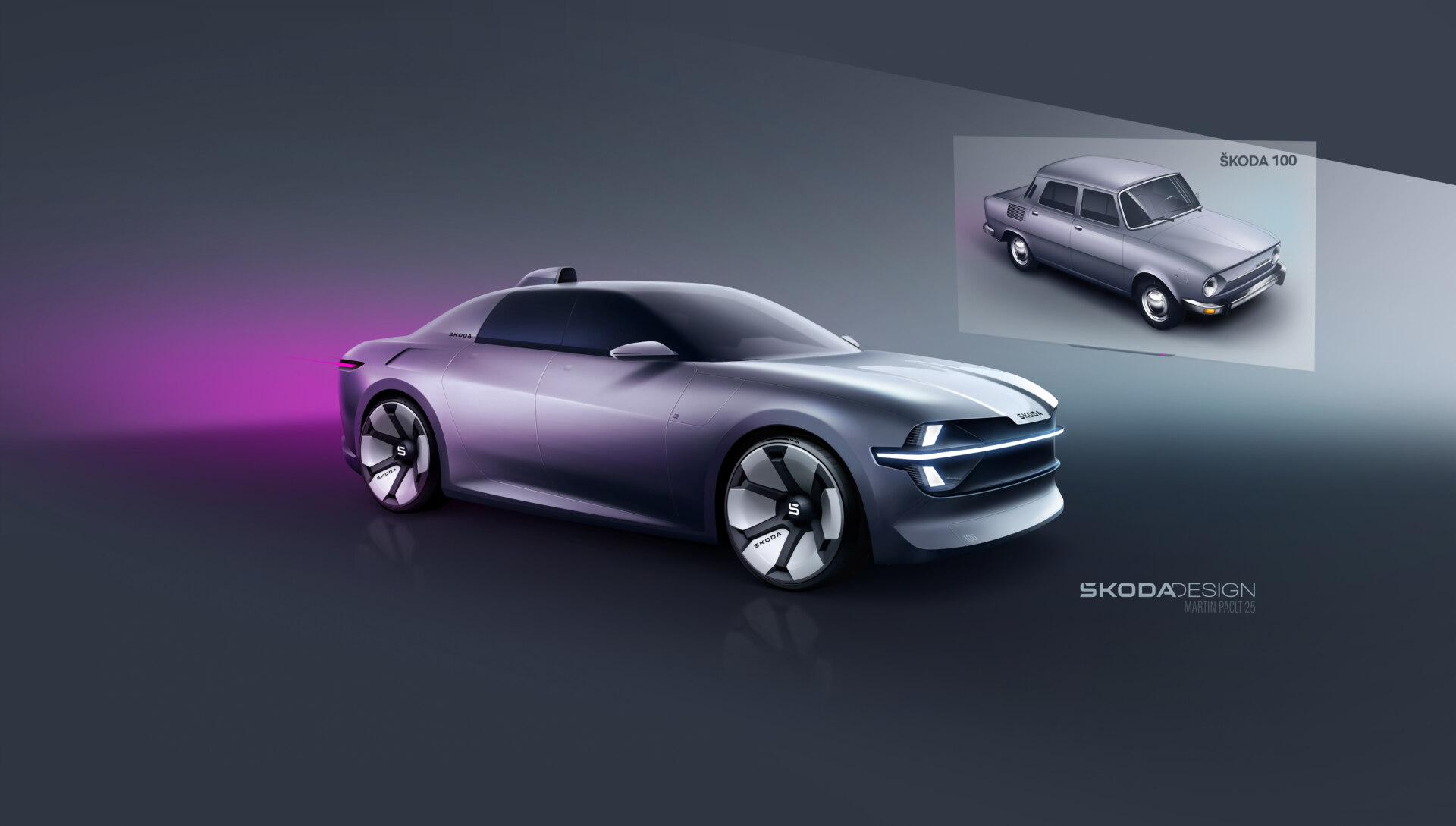 Skoda 100 Sedan by Martin Paclt (2025): An icon reimagined