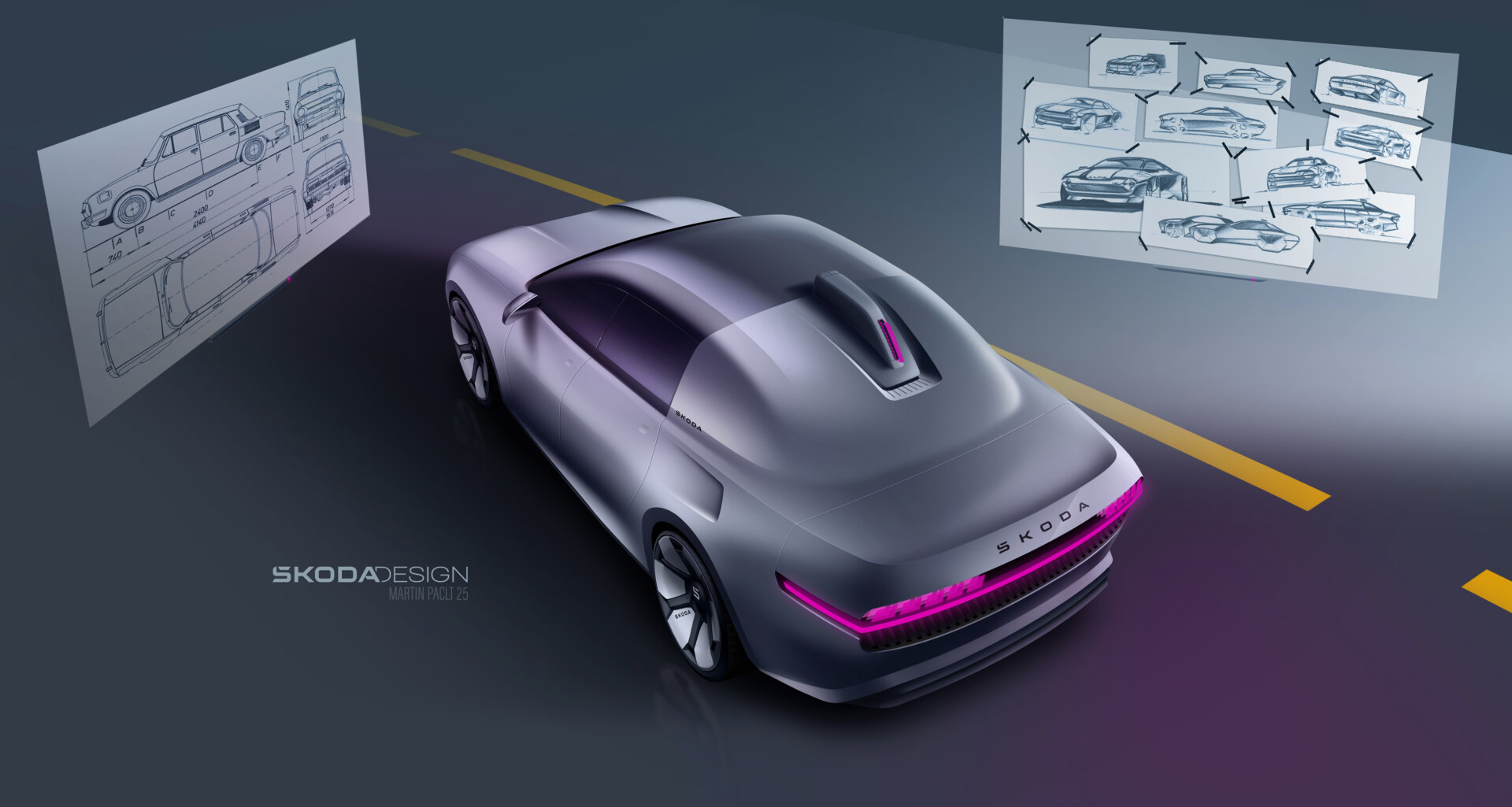 Skoda 100 Sedan by Martin Paclt (2025): An icon reimagined