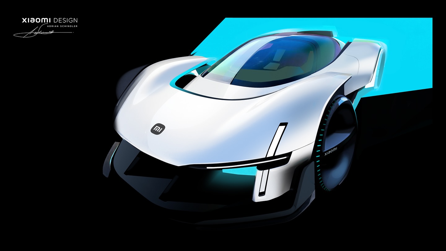 Xiaomi Vision GT (2026) – Design Sketch by Adrian Schindler