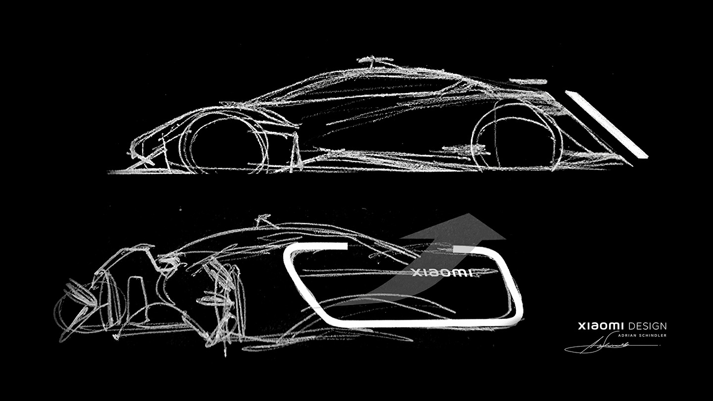 Xiaomi Vision GT (2026) – Design Sketch by Adrian Schindler