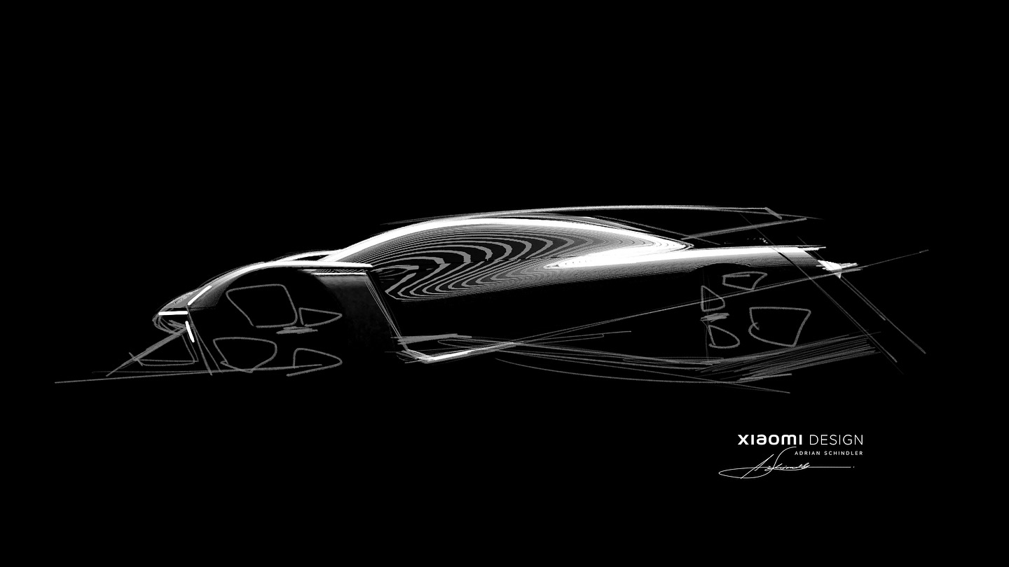 Xiaomi Vision GT (2026) – Design Sketch by Adrian Schindler