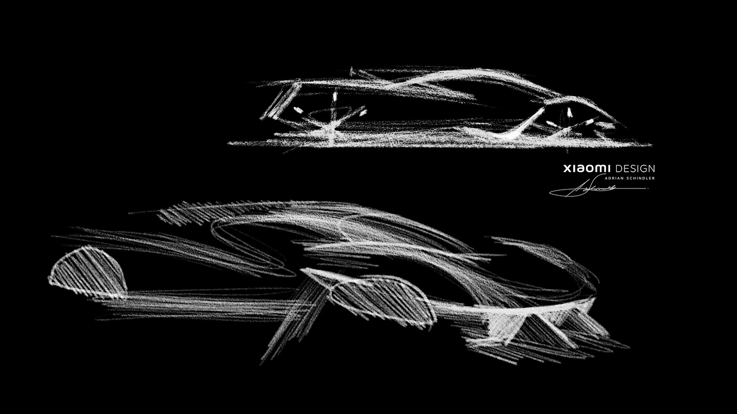 Xiaomi Vision GT (2026) – Design Sketch by Adrian Schindler