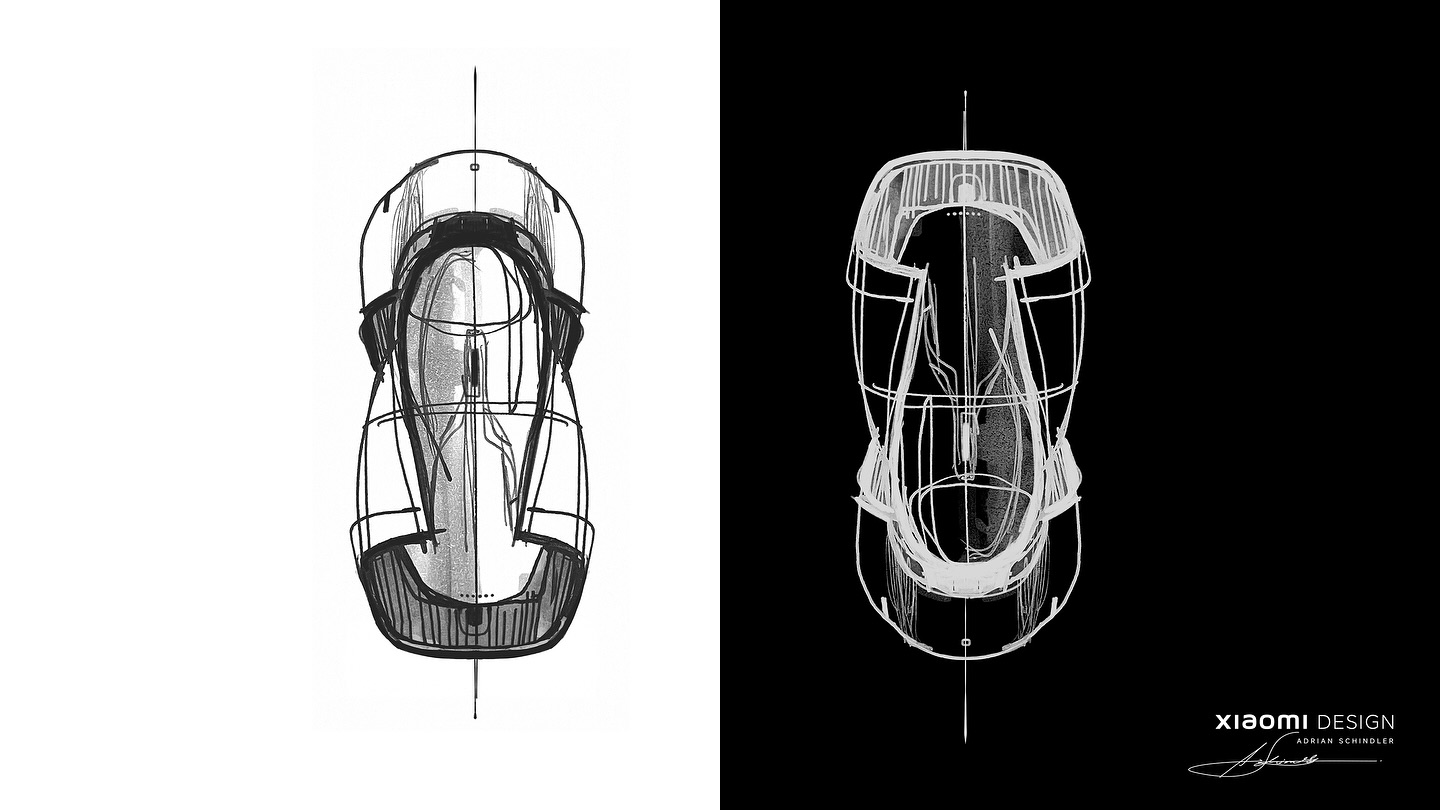 Xiaomi Vision GT (2026) – Design Sketch by Adrian Schindler