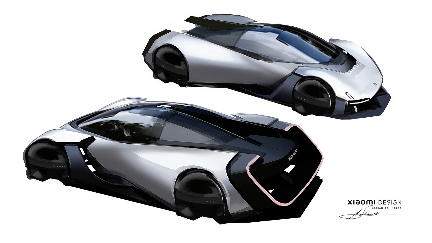 Xiaomi Vision GT (2026) – Design Sketch by Adrian Schindler