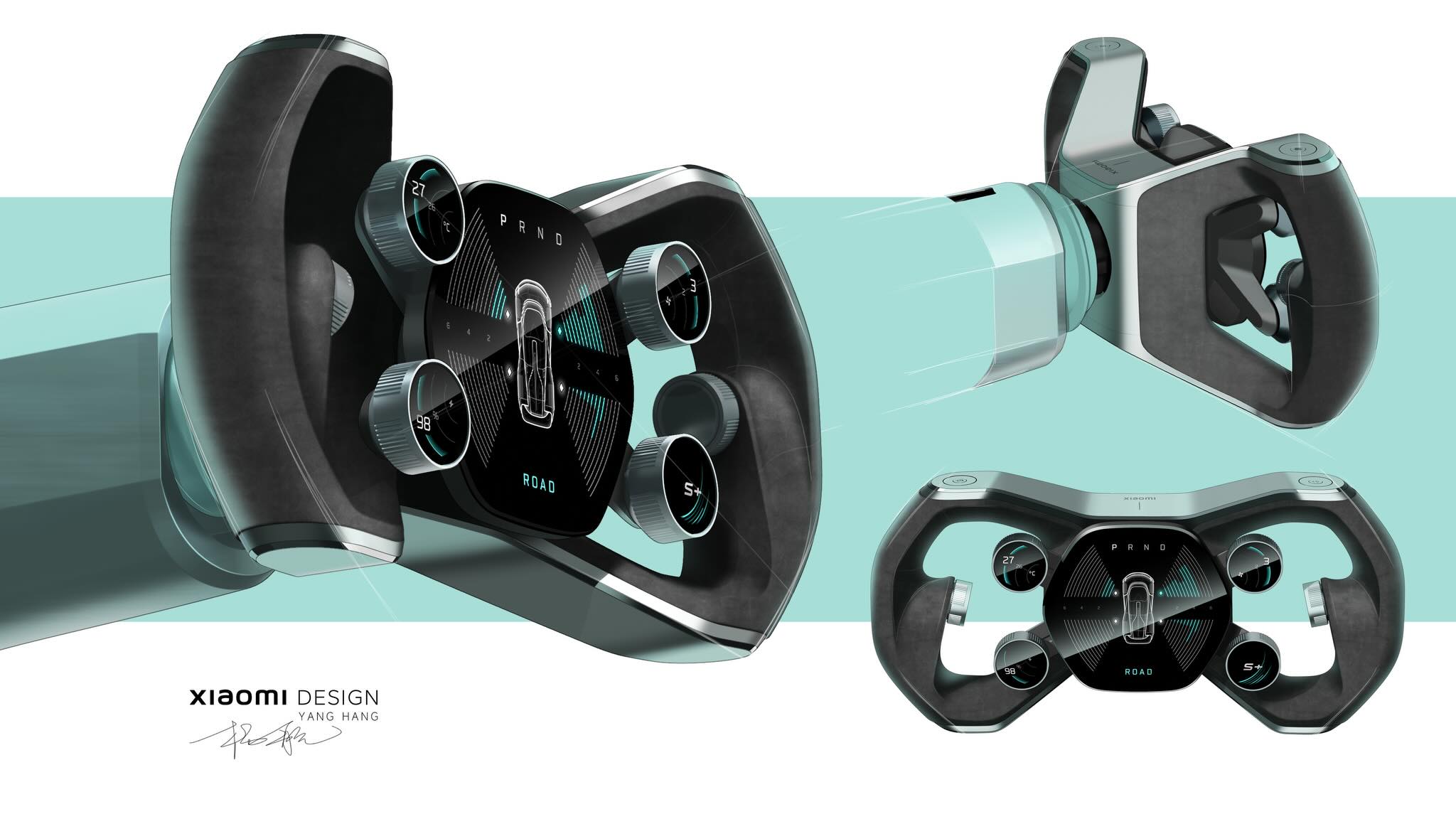 Xiaomi Vision GT (2026) – Interior Design Sketch by Yang Hang