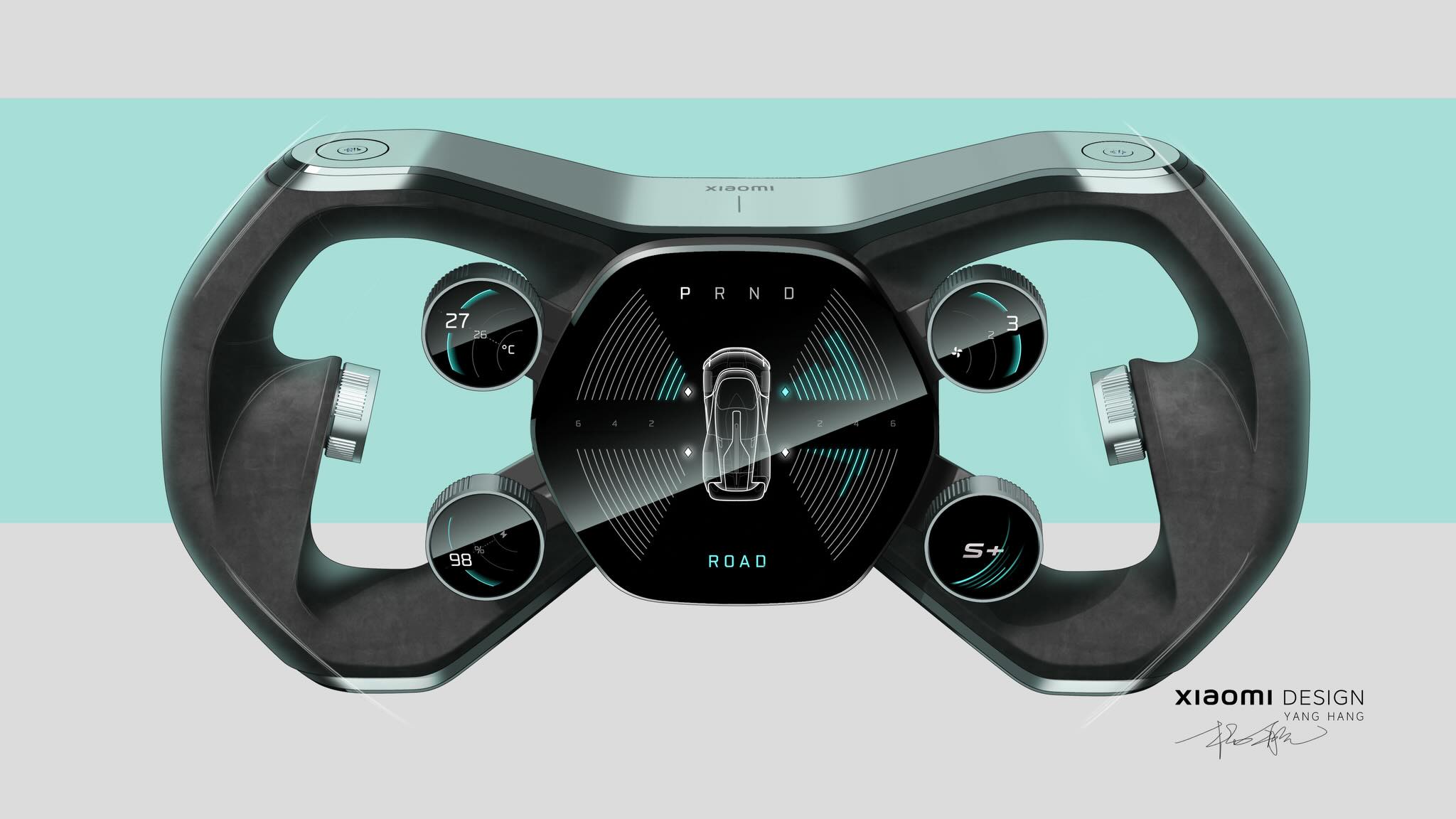 Xiaomi Vision GT (2026) – Interior Design Sketch by Yang Hang