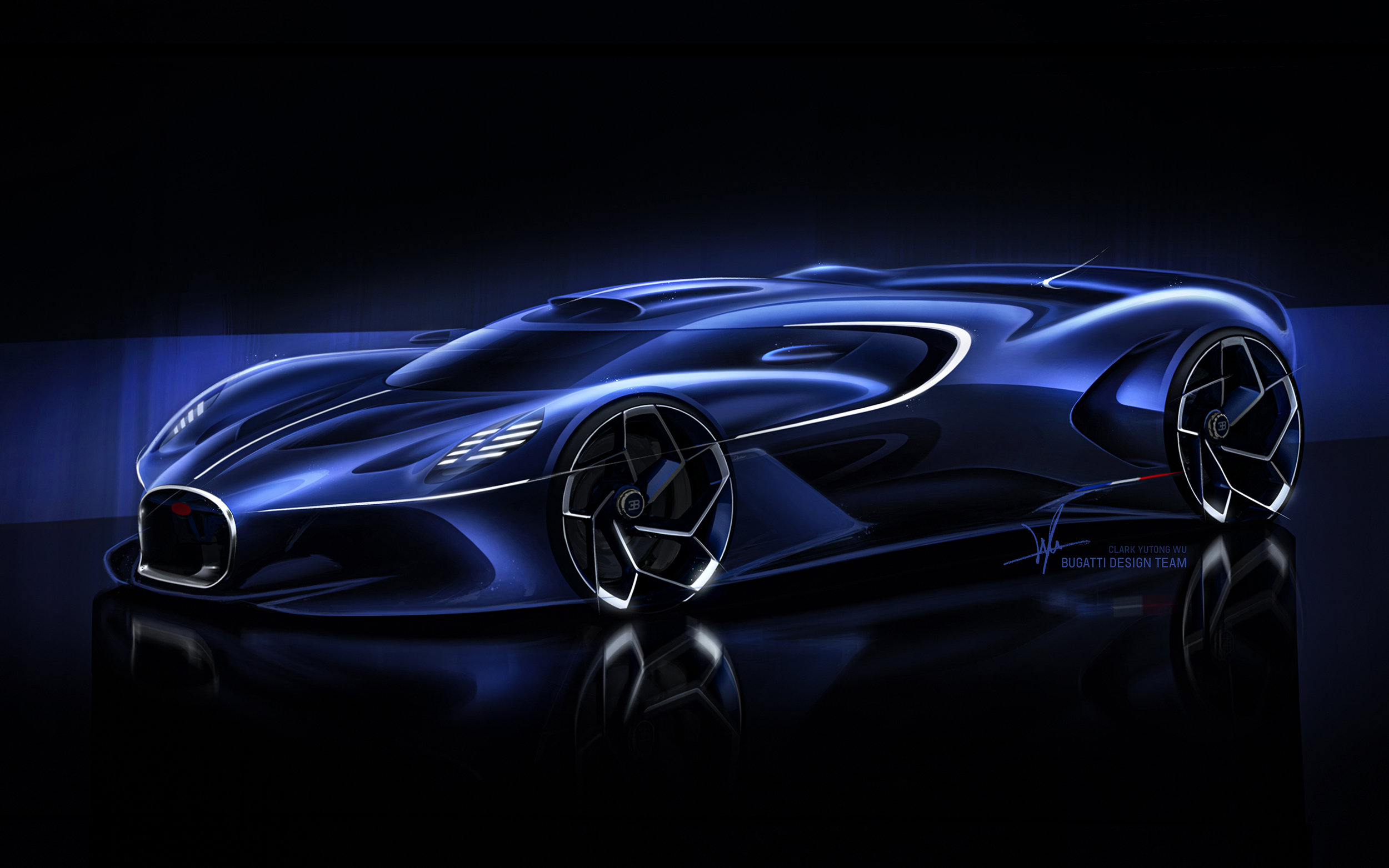 Bugatti Destrier (2026) – Design Sketch