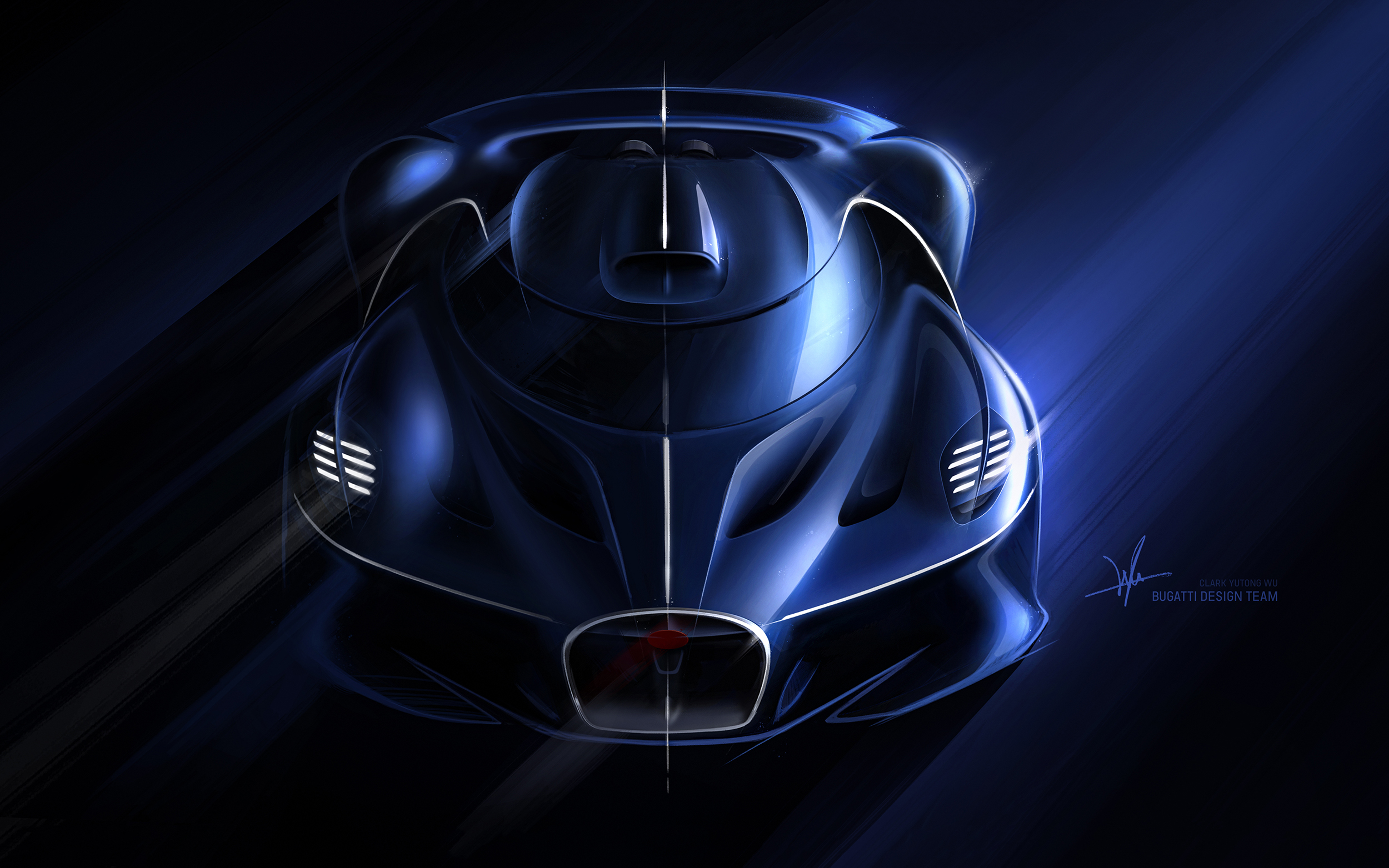 Bugatti Destrier (2026) – Design Sketch