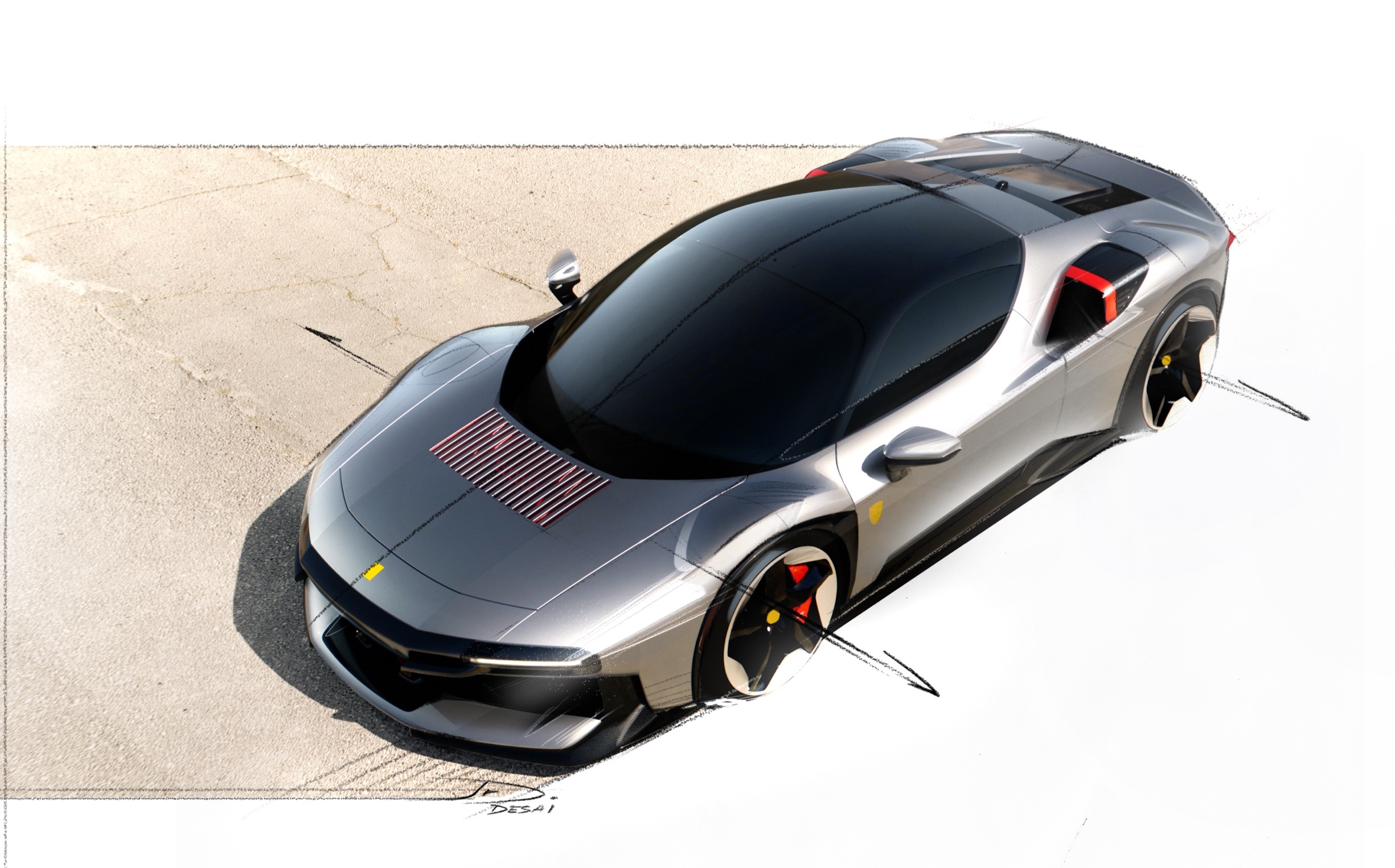 Ferrari CZ26 (2026) – Design Sketch