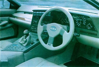 Lotus Etna (ItalDesign), 1984 - Interior