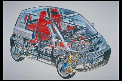 Opel Maxx Concept, 1995 - Cutaway
