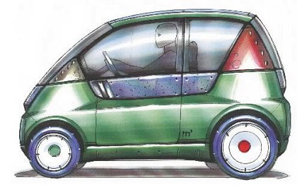 Pininfarina Metrocubo, 1999 - Design Sketch