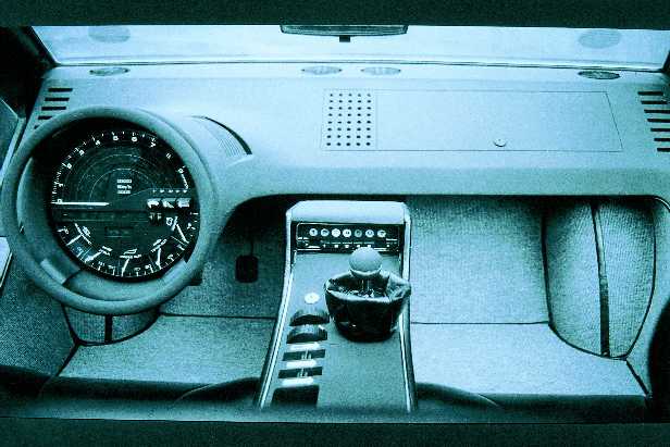 Maserati Boomerang (ItalDesign), 1972 - Interior