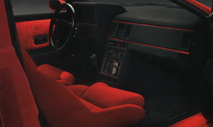 Ford Brezza (Ghia), 1982 - Interior