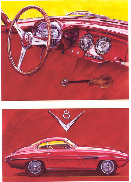 Fiat 8V Supersonic Coupe (Ghia), 1953