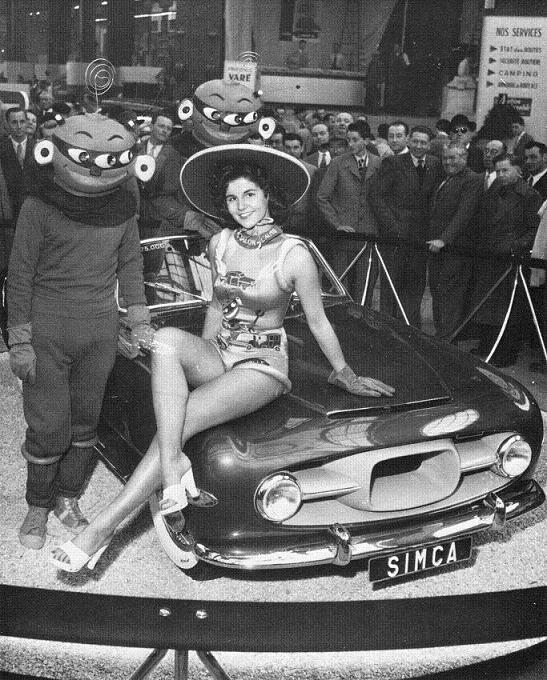 Simca Convertible Special (Ghia) - Paris'54