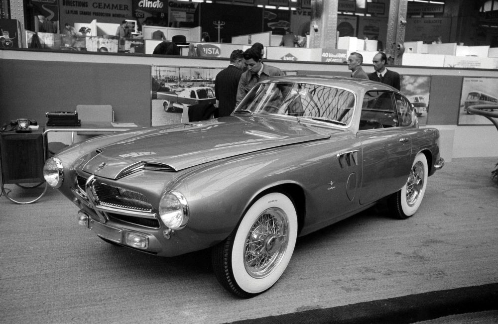 Pegaso Z-102 Berlinetta (Series II) by Carrozzeria Touring - Paris Motor Show, 1955