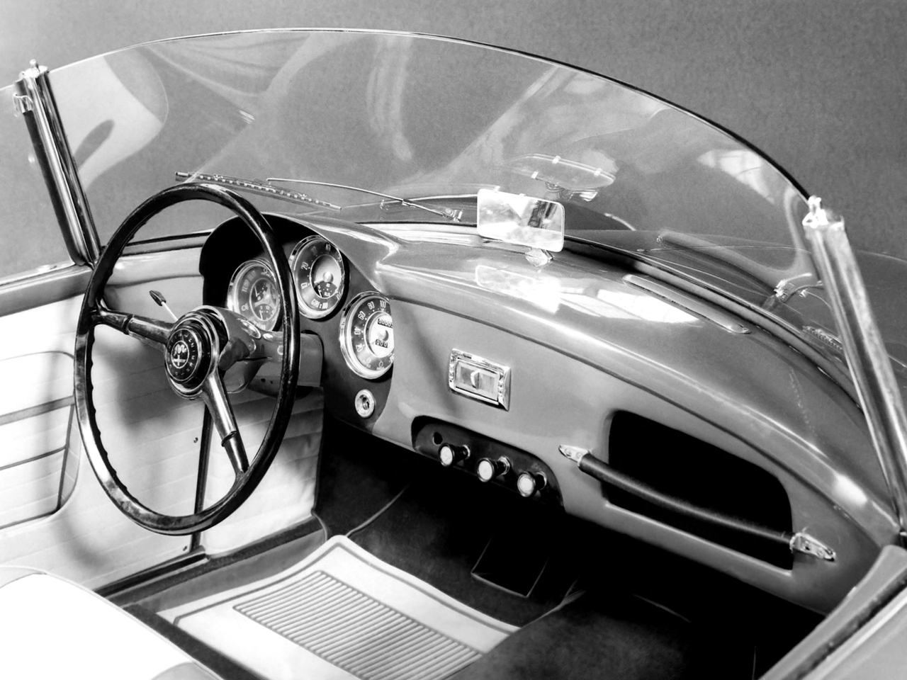 Alfa Romeo Giulietta Spider Prototipo (Bertone), 1956 - 1st Prototype (Chassis #002) - Interior