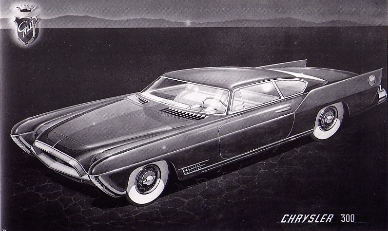 Chrysler Special K300 (Ghia), 1955 - Rendering